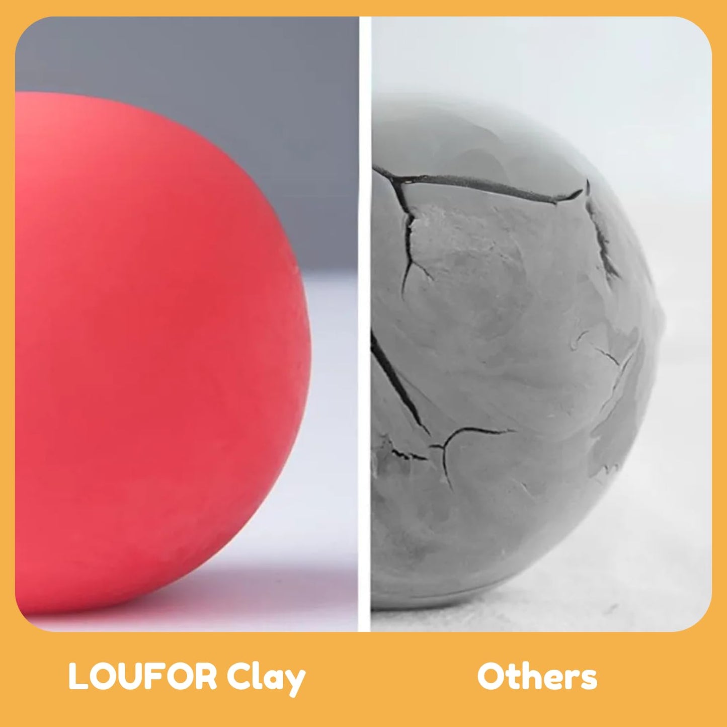 LOUFOR Air Dry Clay Kits for Kids — Safe, Non-Toxic Modeling Clay with Tools & Tutorials