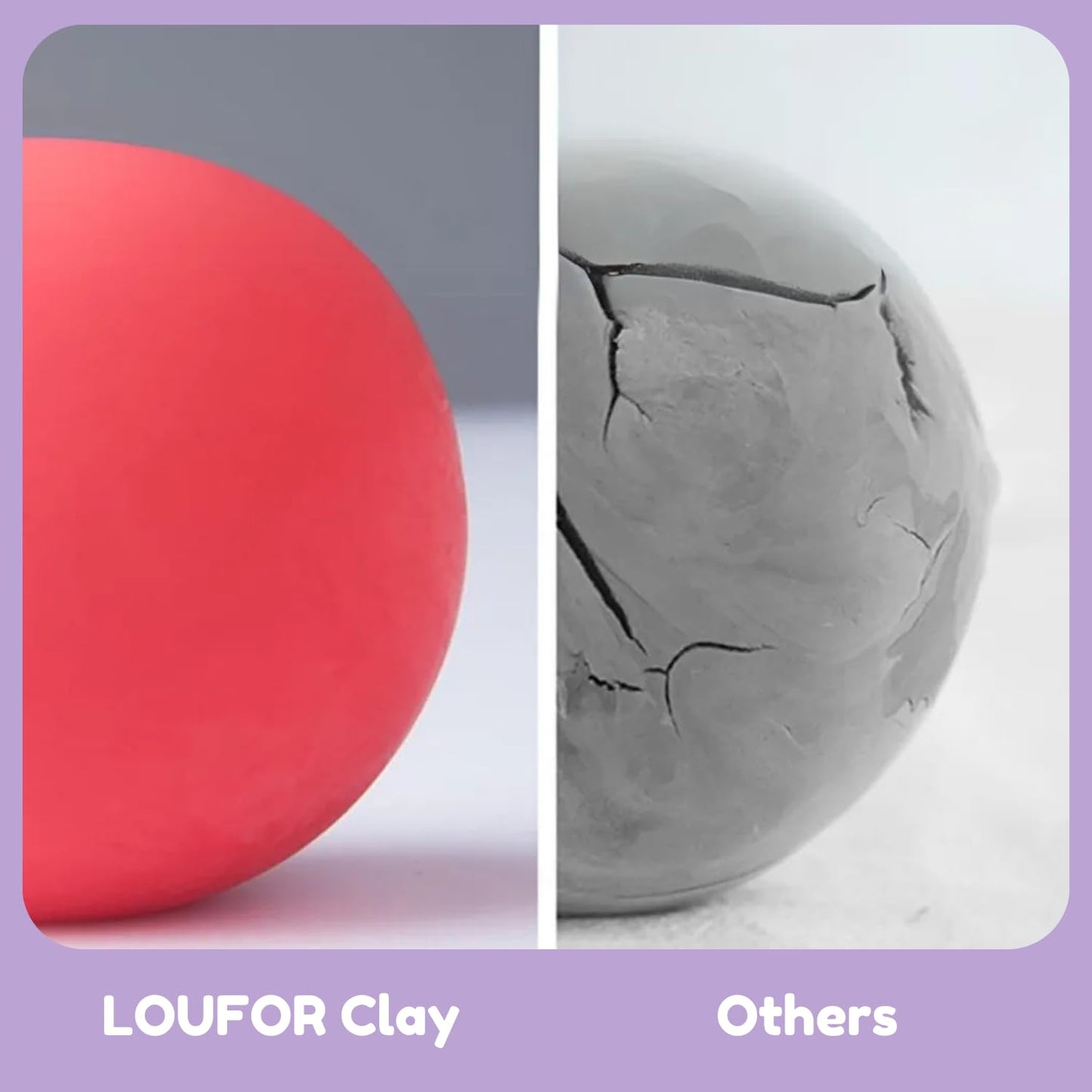 LOUFOR Air Dry Clay Kit for Kids — Safe, Non-Toxic, 12-Color Set + Tools & Tutorials
