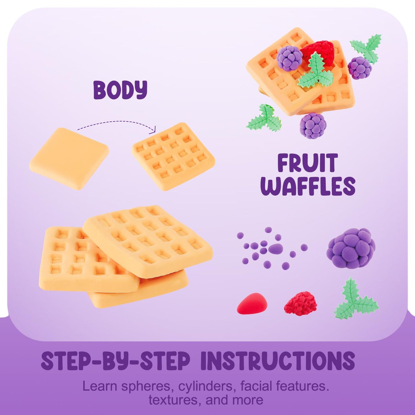 LOUFOR Air Dry Clay Kit for Kids — Safe, Non-Toxic, 12-Color Set + Tools & Tutorials