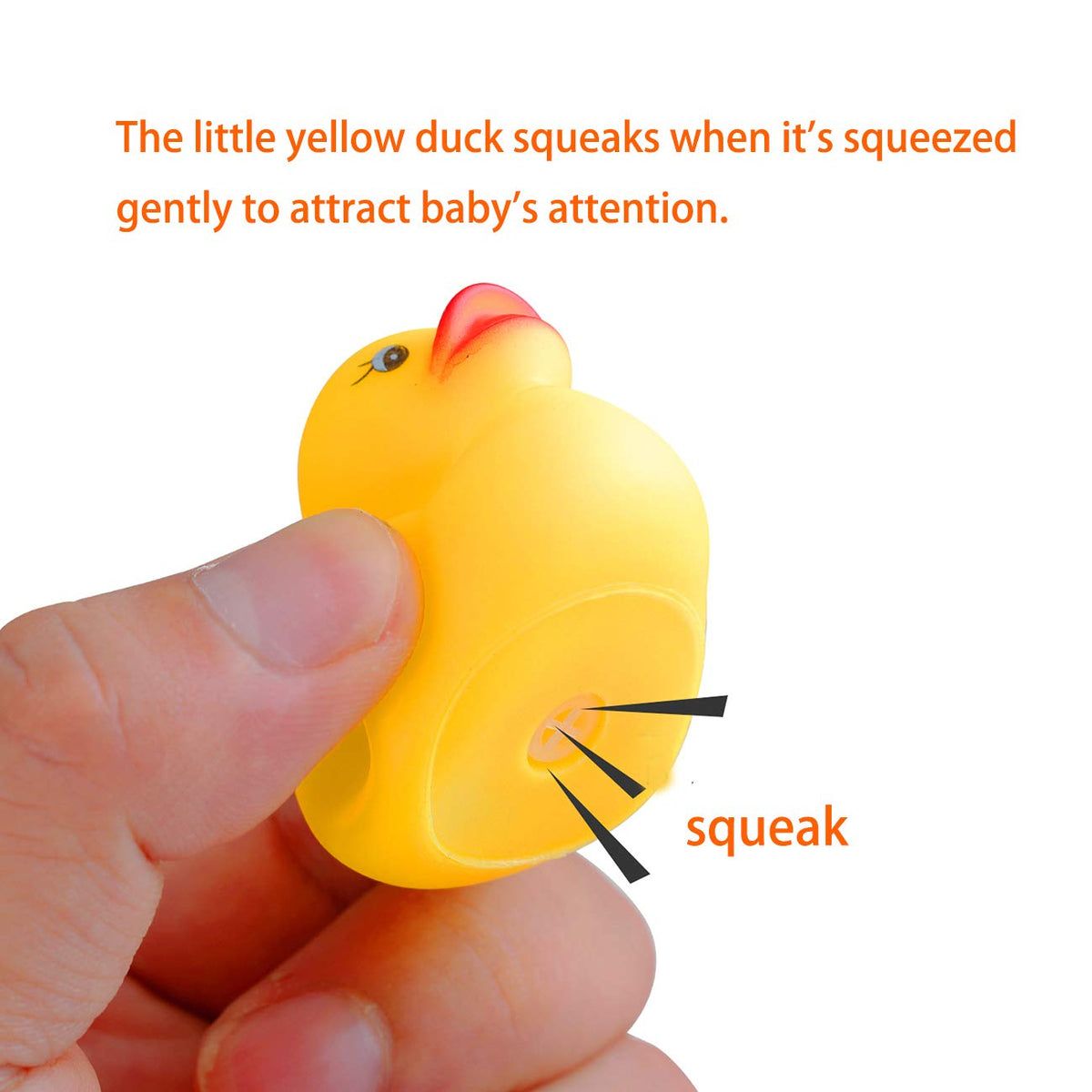 LOUHUA Rubber Ducks Bath Toys – 50 Mini Ducks Bulk for Kids