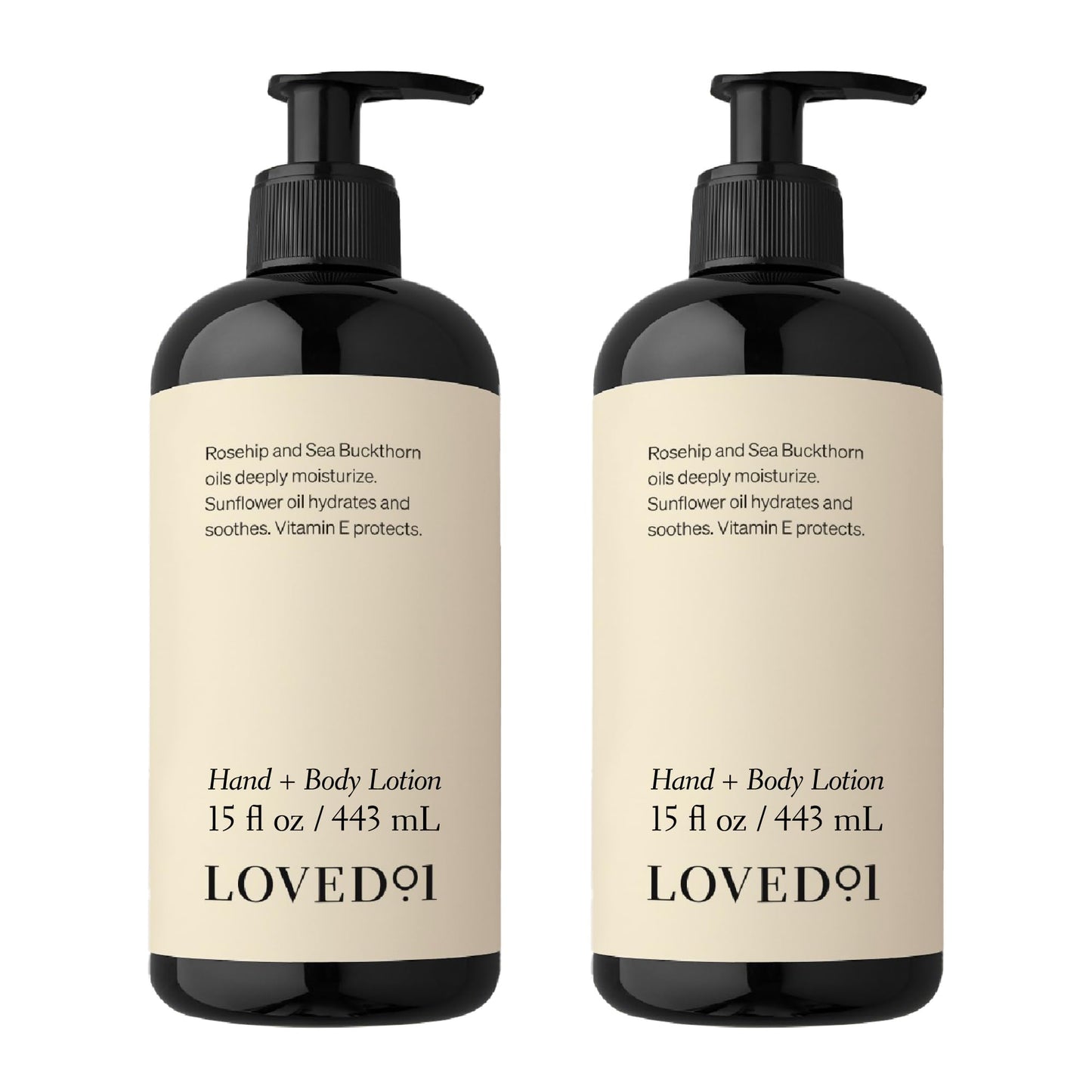 Loved01 Hand & Body Lotion – Fragrance-Free Daily Moisturizer (2-Pack, 15 oz) | John Legend Skincare