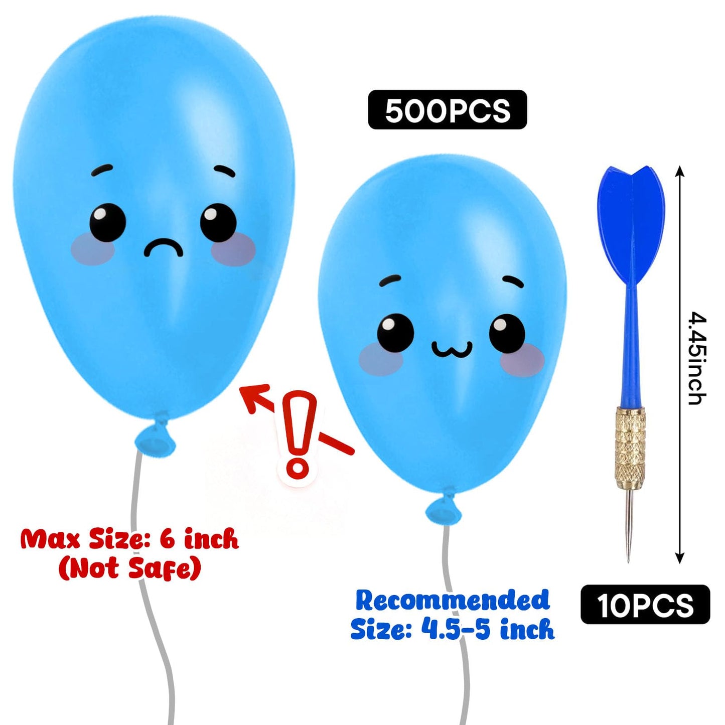LovesTown 510PCS Dart Balloon Game Set – Outdoor Party Games for Kids & Adults