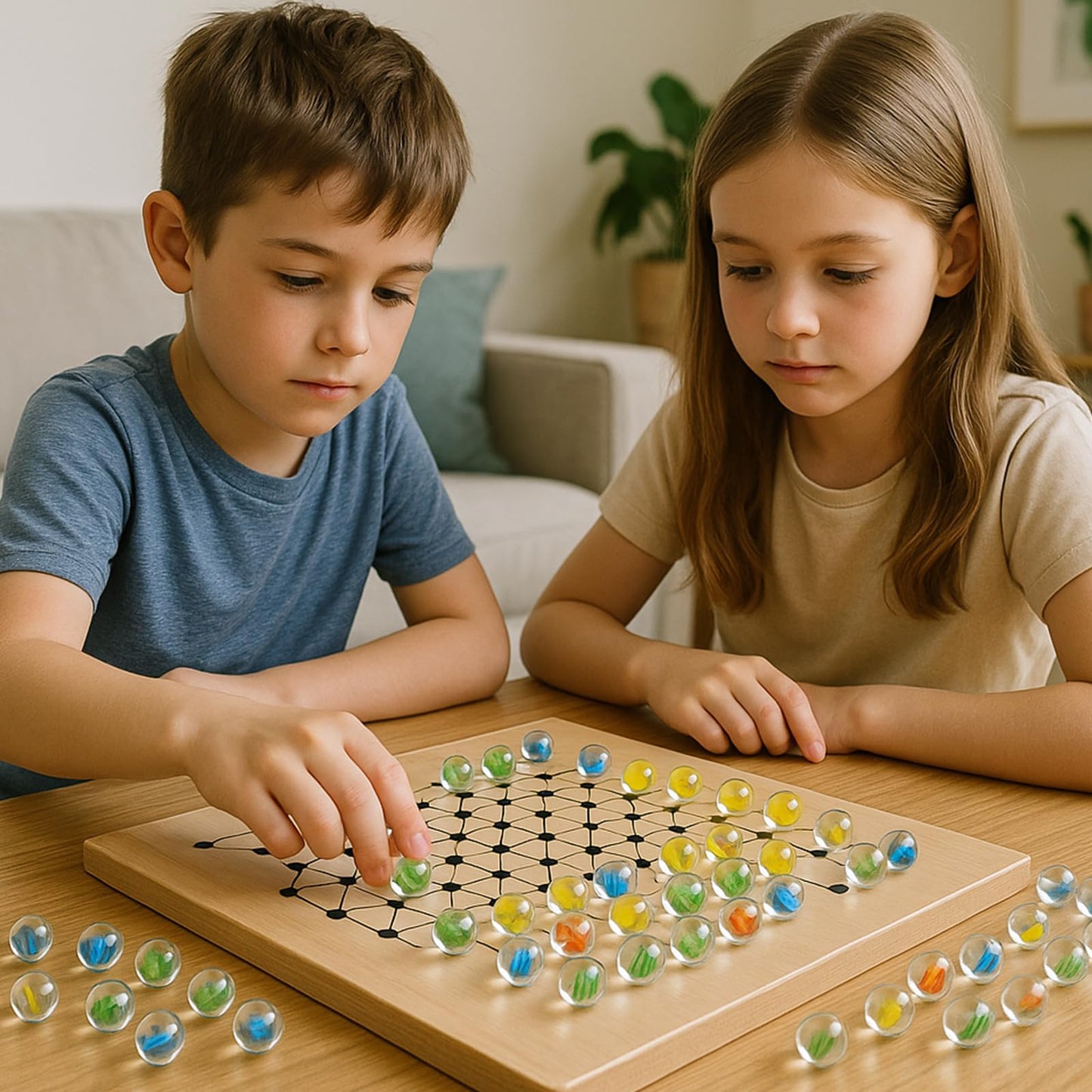 LovesTown 100PCS Glass Marbles Bulk – Kids Marble Run, DIY & Home Decor