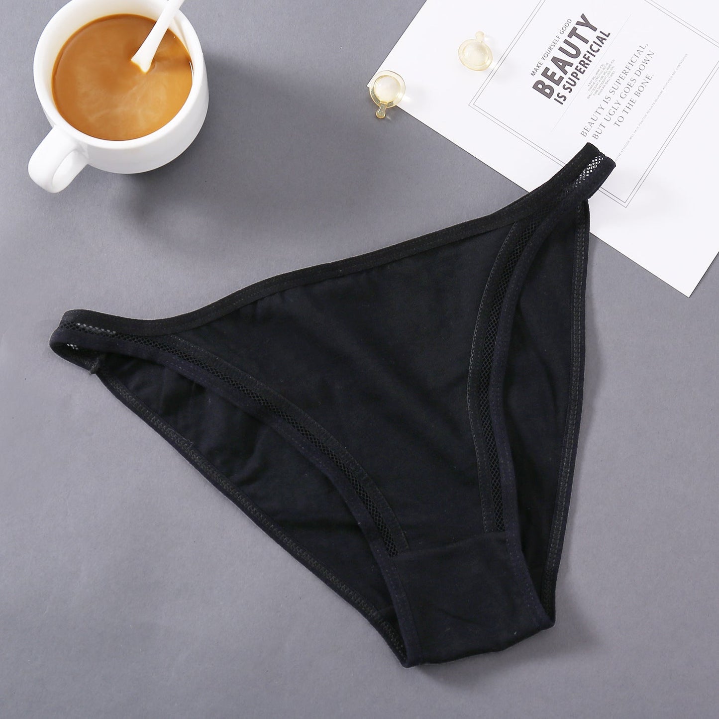 Low Waist Comfortable Panties, Women's Cute Underwear