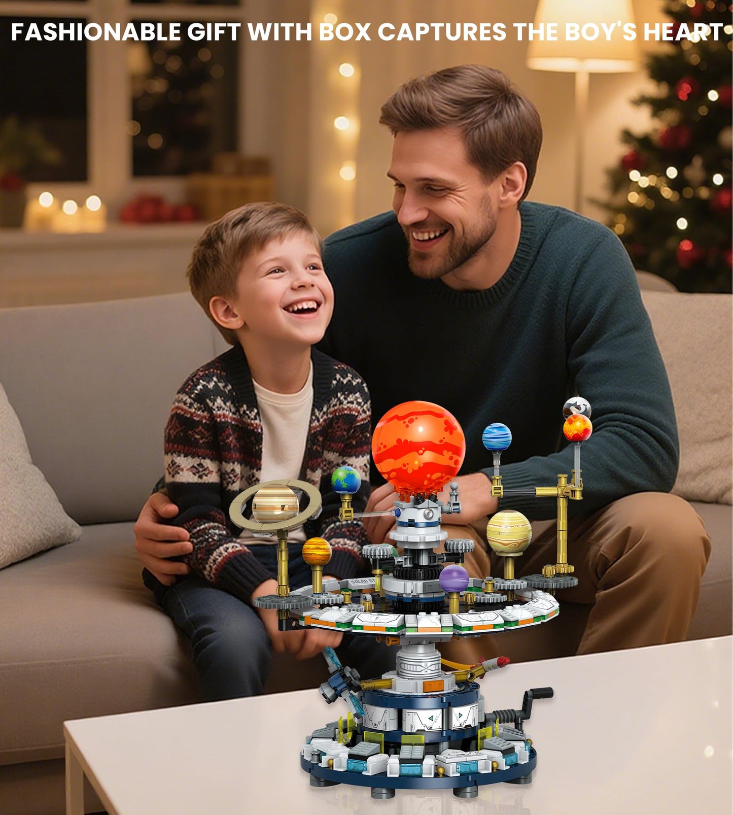 Loyratche Rotatable Solar System Kit – 963pcs STEM Toy for Teens 12+