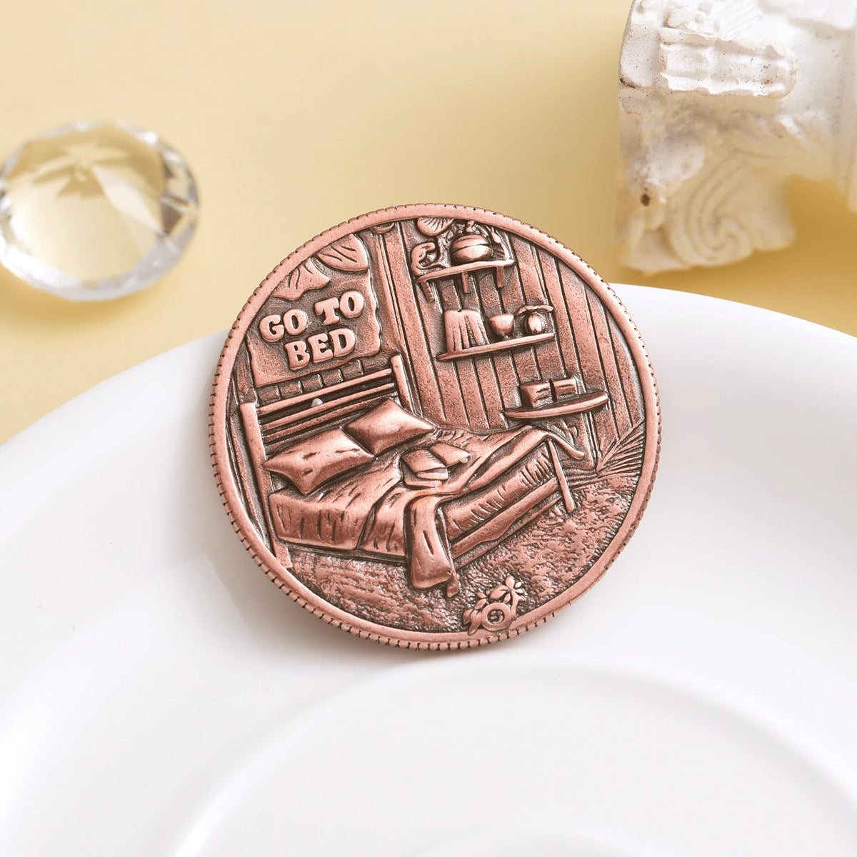 LParkin One More Chapter Coin — Unique Bookish Gift & Decision Maker for Readers
