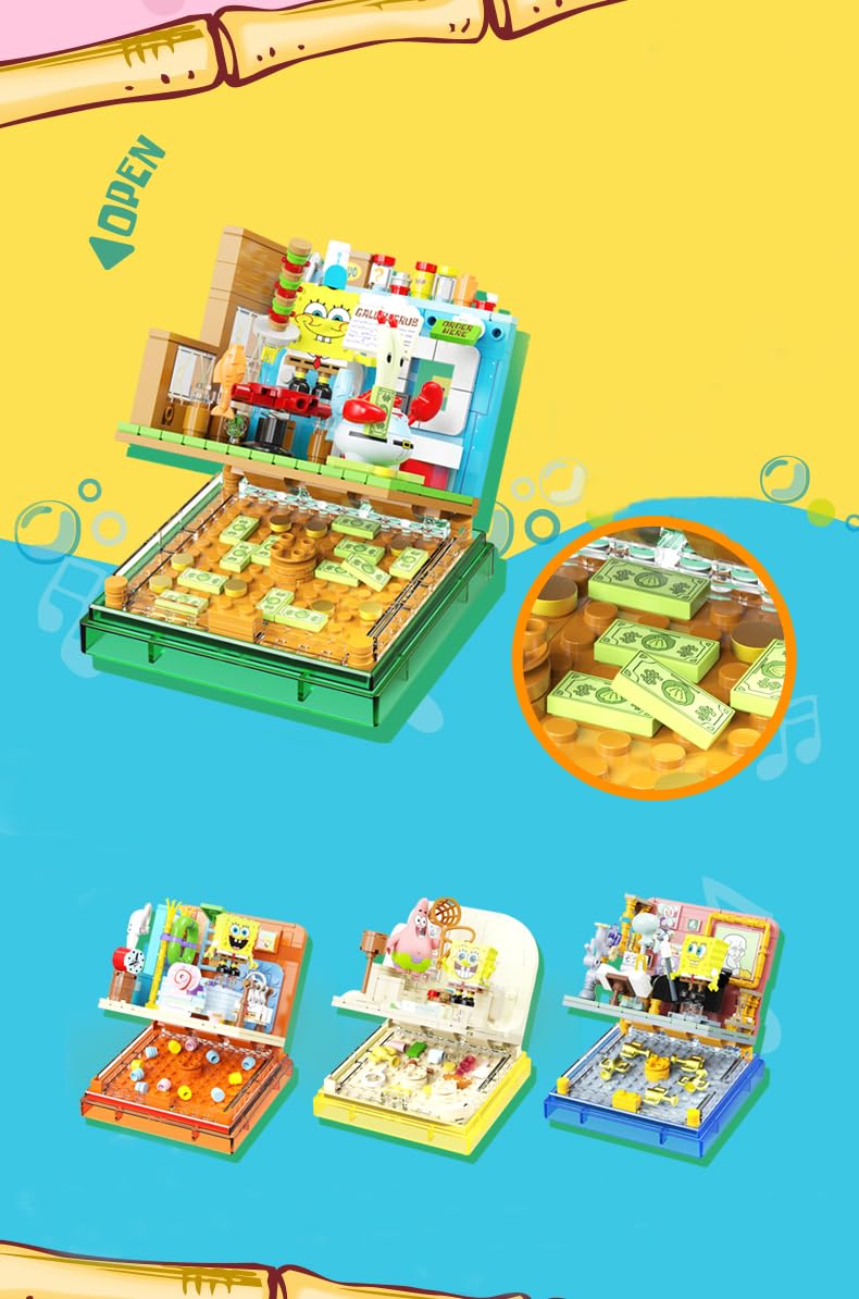 Lreyrous Exquisite Pineapple House Building Blocks Set – Themed Characters Gift for 14+ Teens & Adults