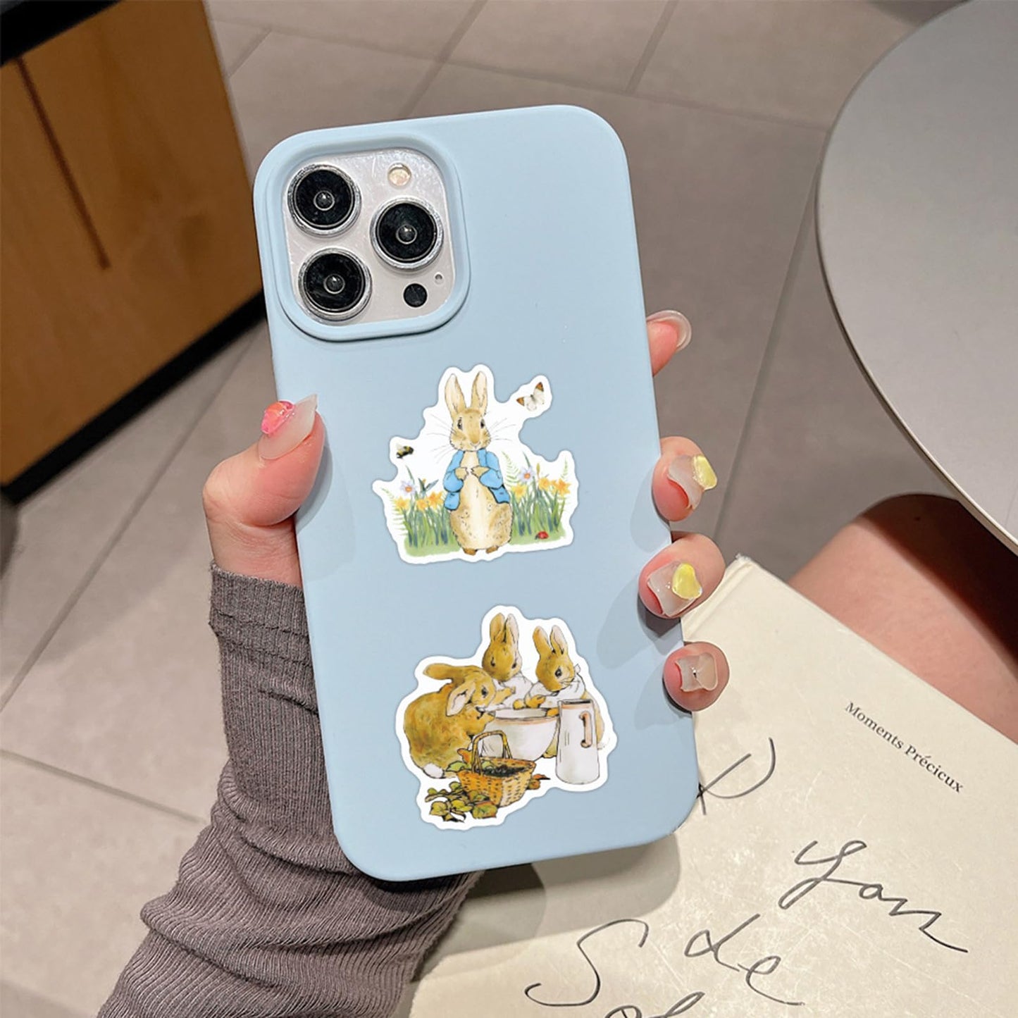 LTZSTONE Peter Rabbit Stickers Pack (55PCS) – Waterproof Vinyl Decals for Laptop, Bottle, Skateboard