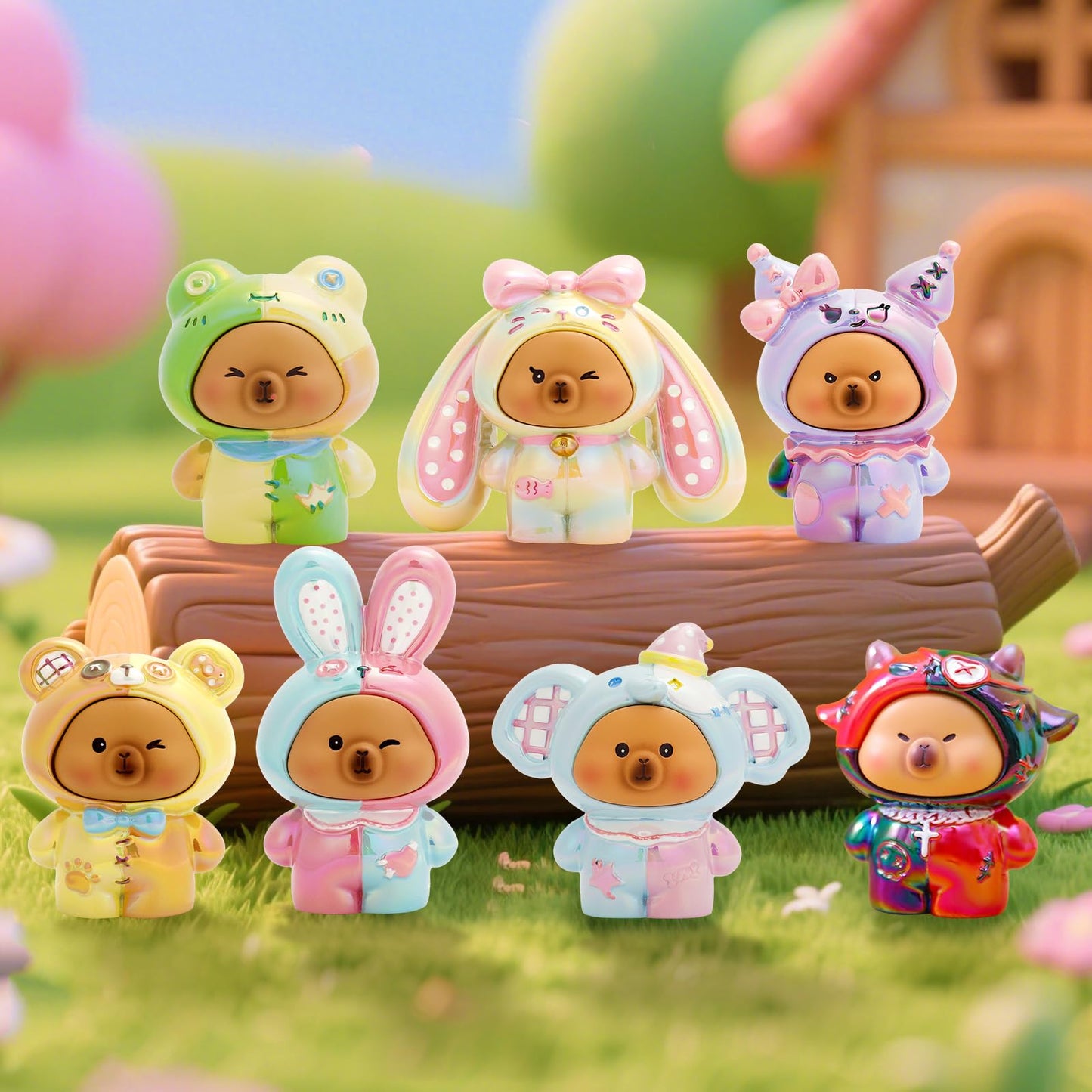 LUCKJOY Capybara Forest Party Series Blind Box Figures – Random Design Collectibles