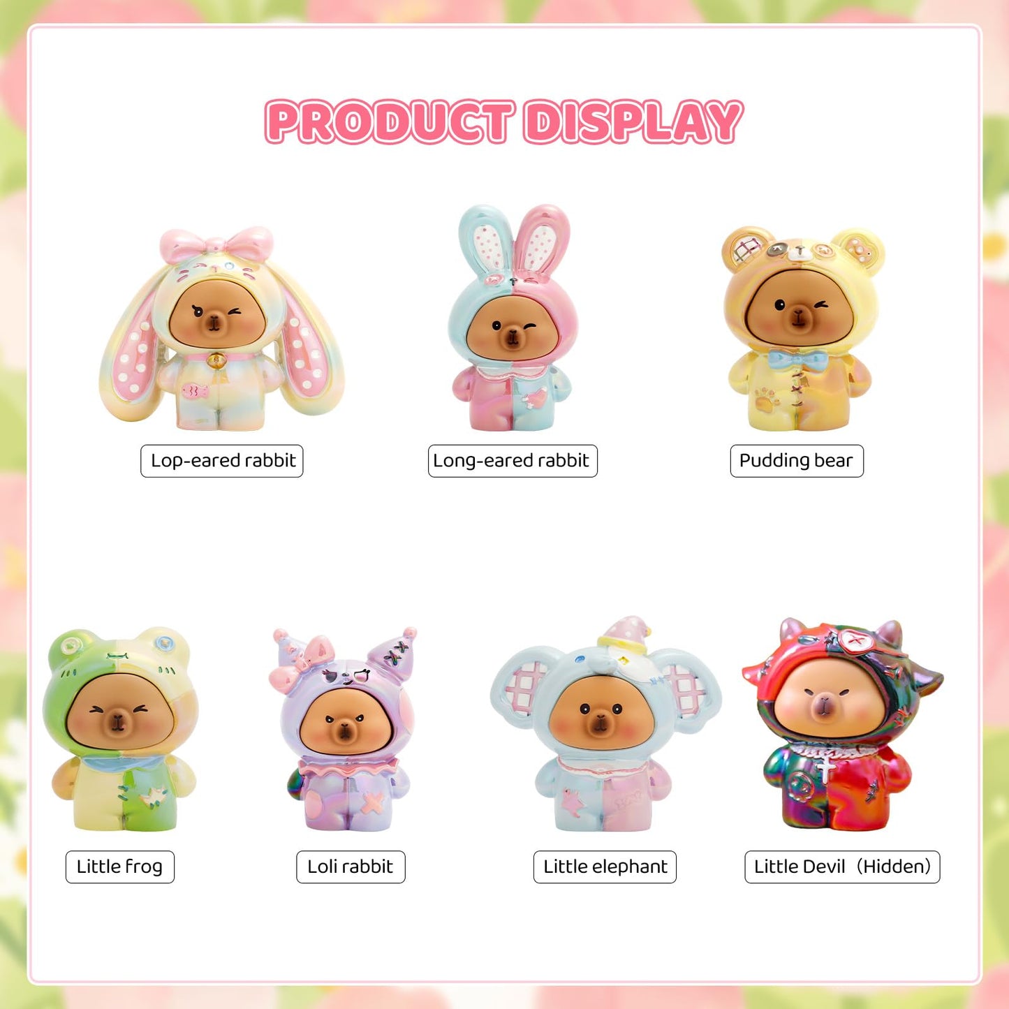 LUCKJOY Capybara Forest Party Series Blind Box Figures – Random Design Collectibles