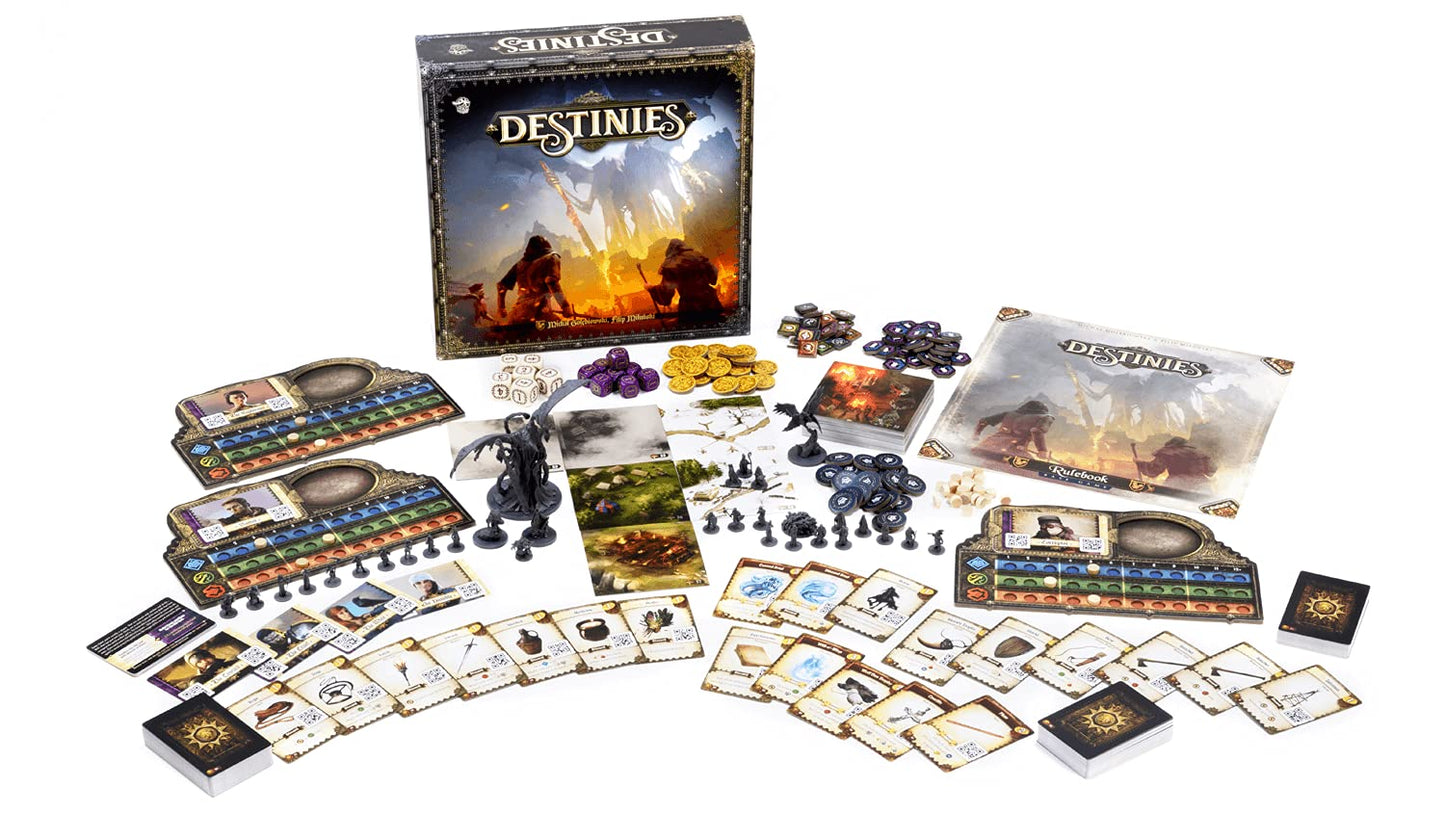 Destinies Board Game by Lucky Duck Games | Immersive Storytelling for 1-3 Players