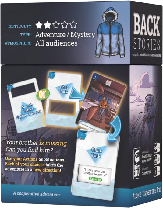 Backstories: Alone Under The Ice - Lucky Duck Games | 1-6 Players, 60 Minutes