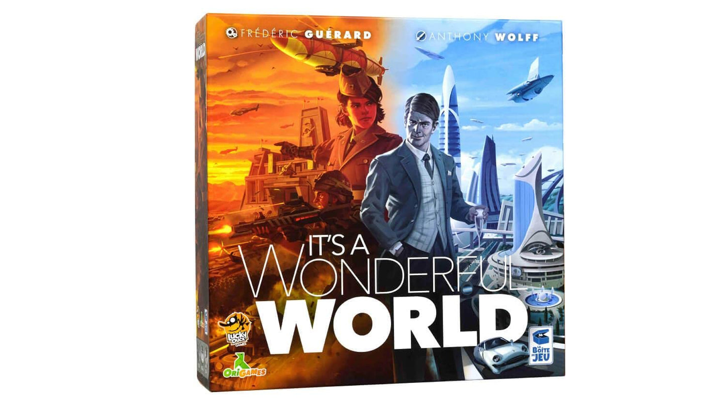 LUCKY DUCK GAMES – It's A Wonderful World Board Game | Strategic Card Draft & Engine-Build for 1-5 Players