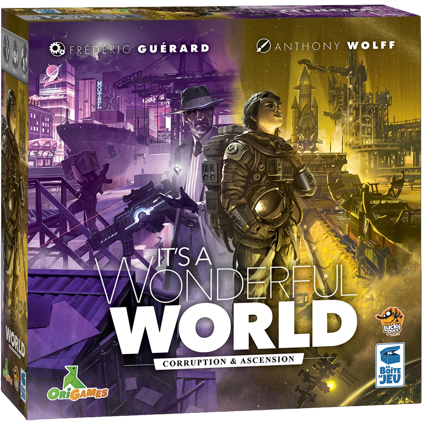 It's A Wonderful World: Corruption & Ascension Expansion | 1-7 Players | 30-60 Min | Lucky Duck Games