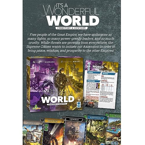 It's A Wonderful World: Corruption & Ascension Expansion | 1-7 Players | 30-60 Min | Lucky Duck Games