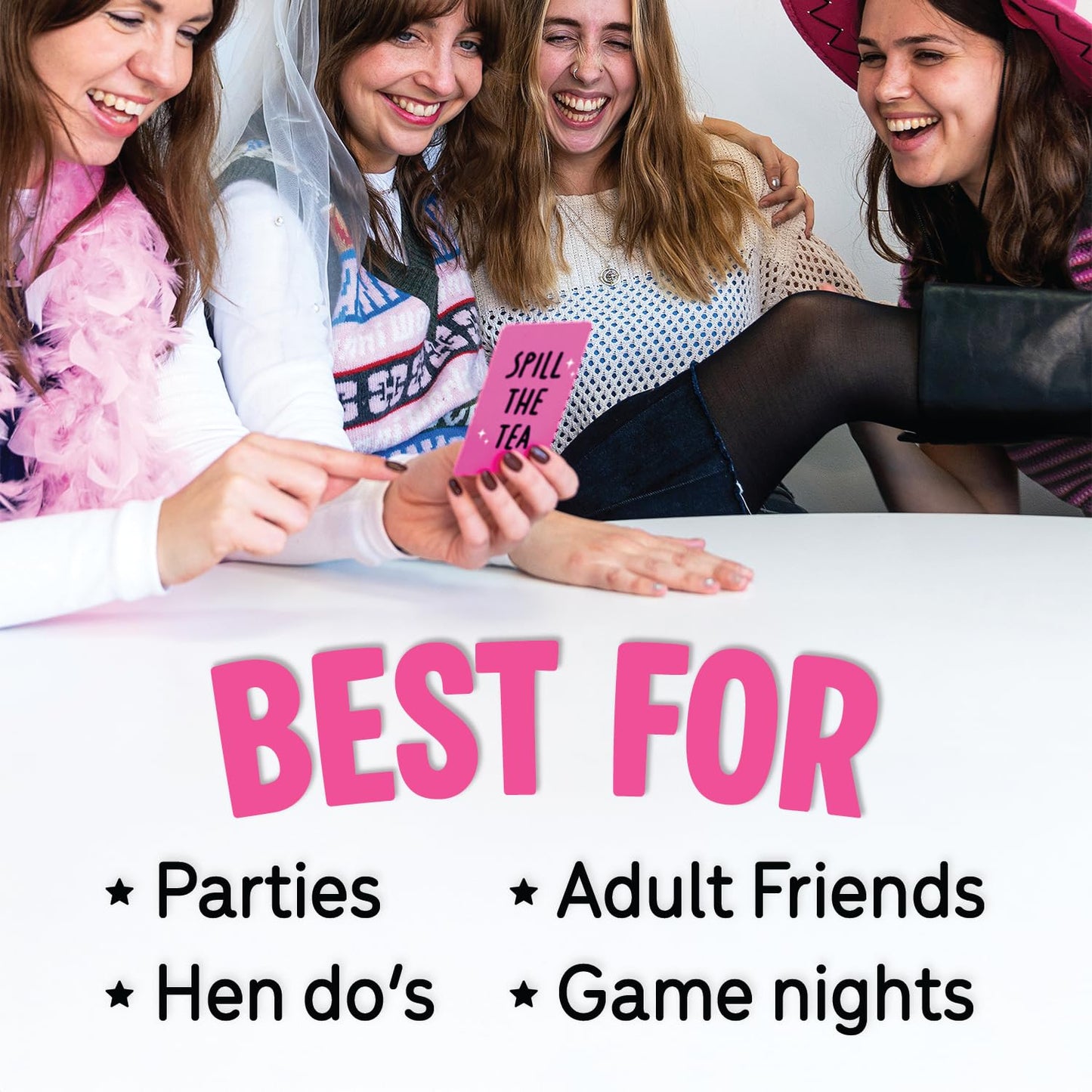 Lucky Egg Unfiltered Girls Night Games — 200 Hilarious Scenario Cards for Bachelorette Parties