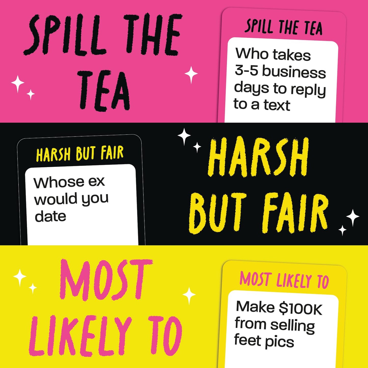 Lucky Egg Unfiltered Girls Night Games — 200 Hilarious Scenario Cards for Bachelorette Parties