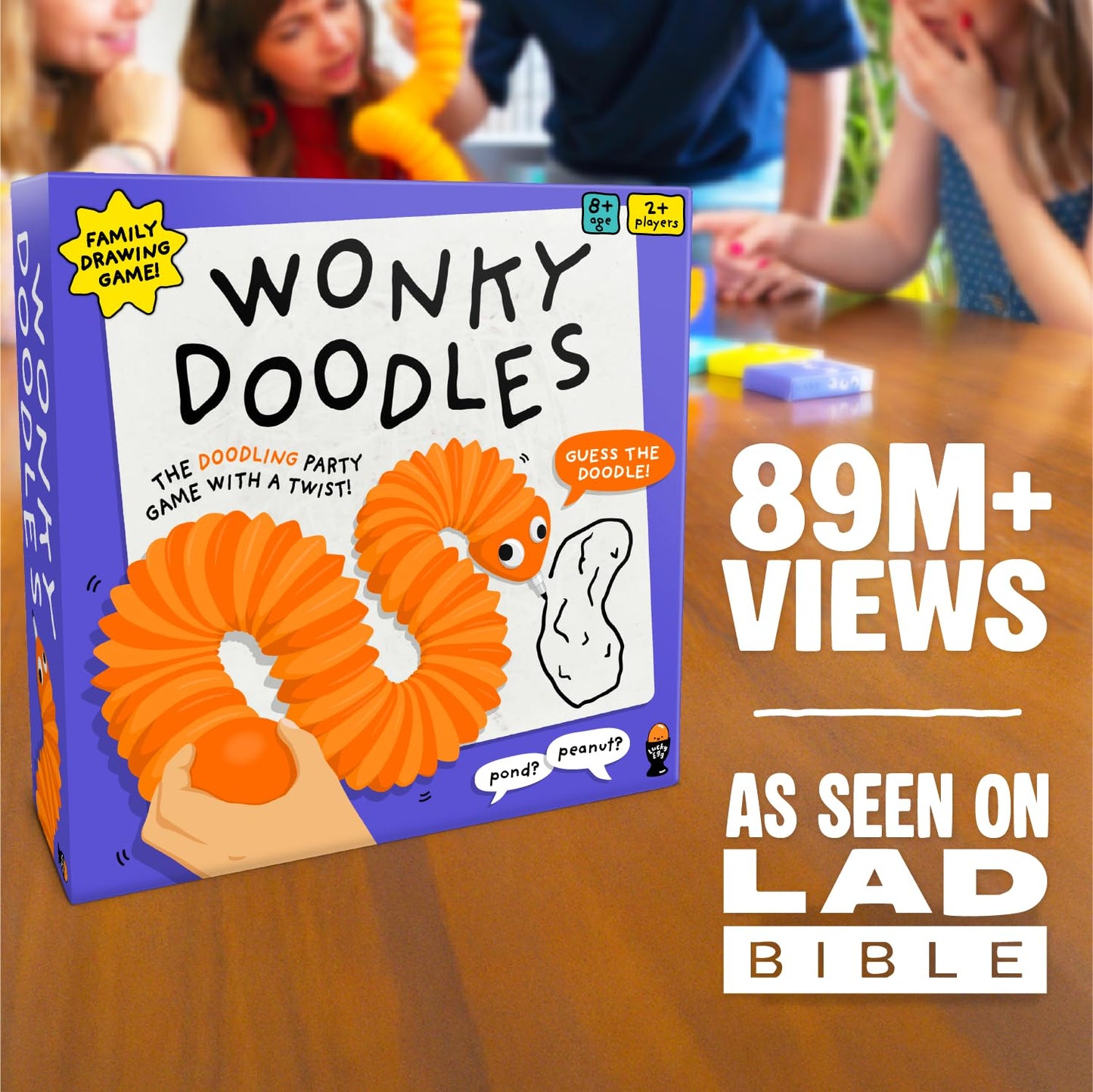 Lucky Egg Wonky Doodles — Hilarious Family Drawing Game