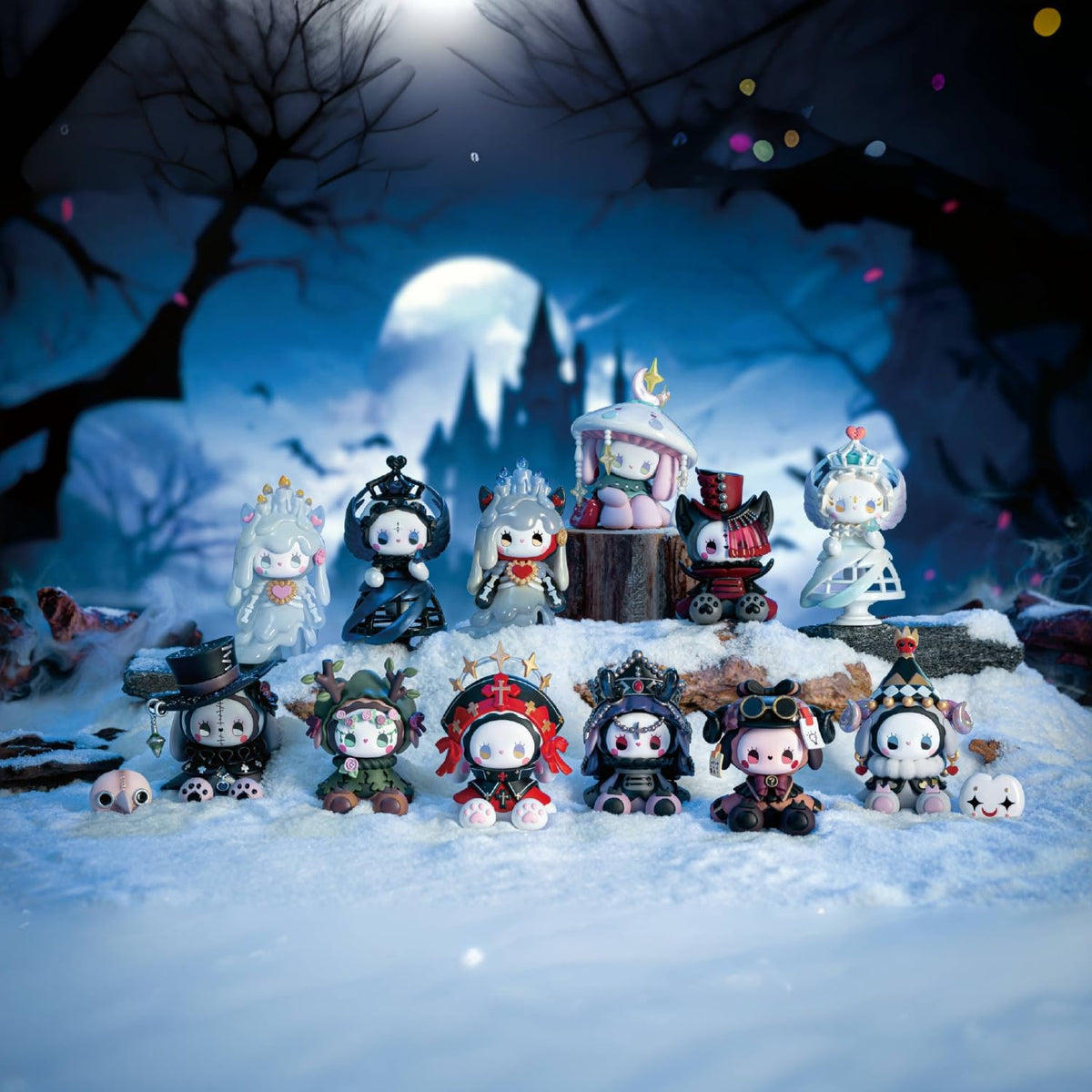LUCKY EMMA Secret Forest Frostveil Villa Series Blind Box – 1PC Collectible Figure