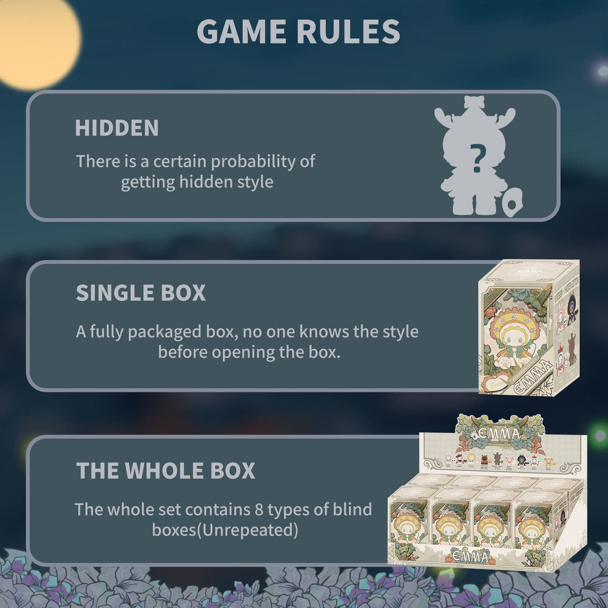 LUCKY EMMA Studio Emma Secret Forest Masked Ball Series – Mystery Blind Box Figures for Birthday Parties