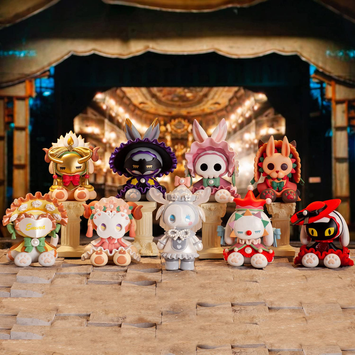 LUCKY EMMA Studio Emma Secret Forest Masked Ball Series – Mystery Blind Box Figures for Birthday Parties