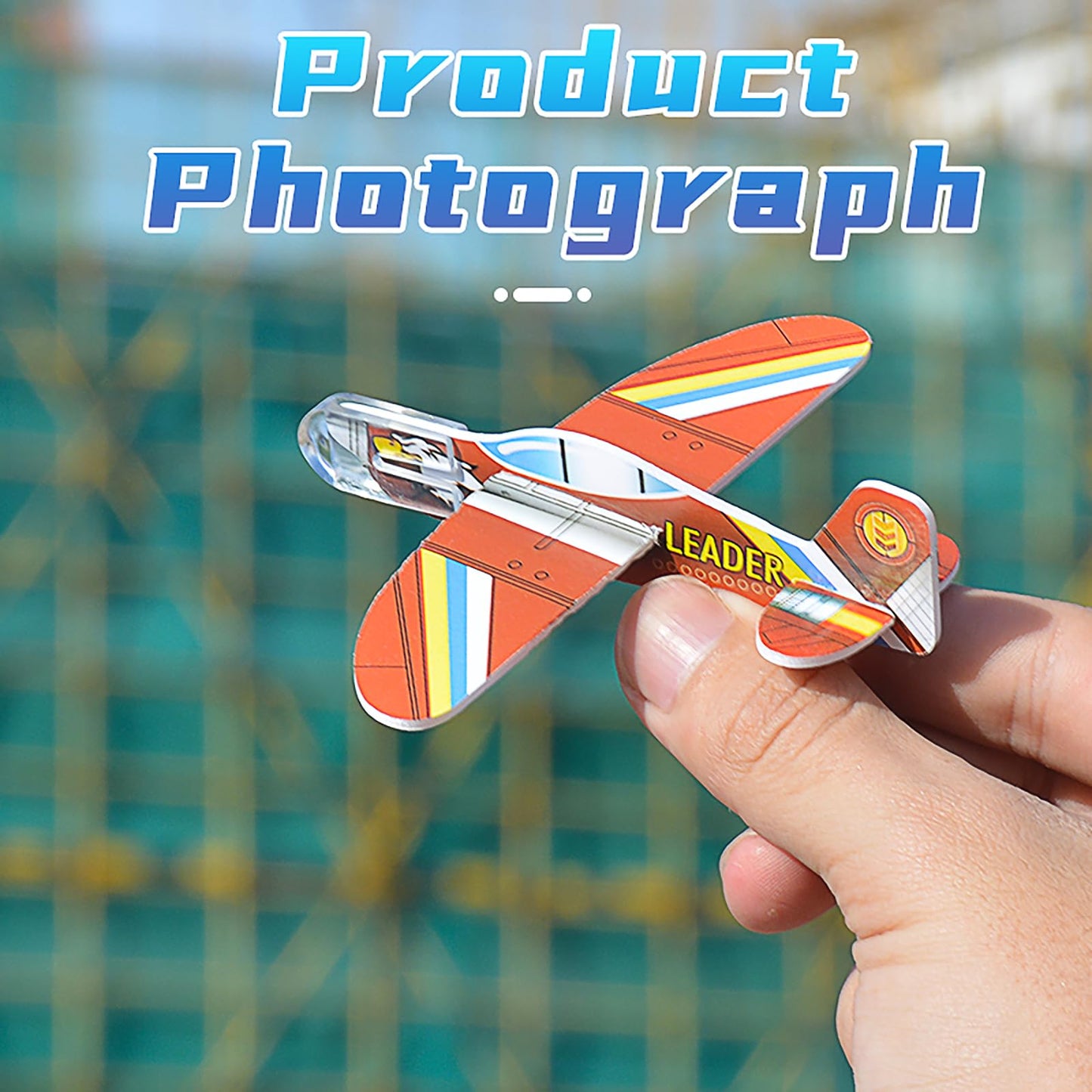 LUCKY GUESS Foam Gliders – 100 Pcs Colorful Foam Planes for Parties, Classrooms & Outdoor Fun