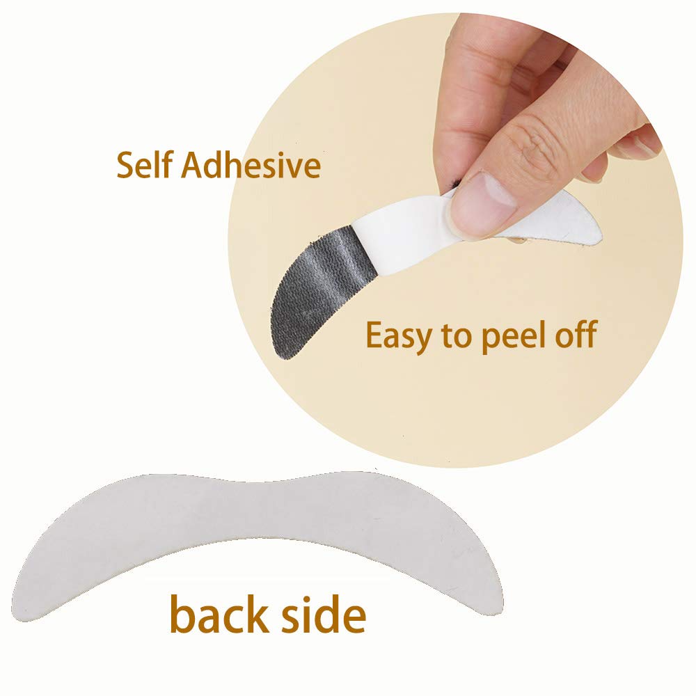 LuckyStar365 24 Pcs Novelty Fake Mustaches – Self-Adhesive Party Disguises