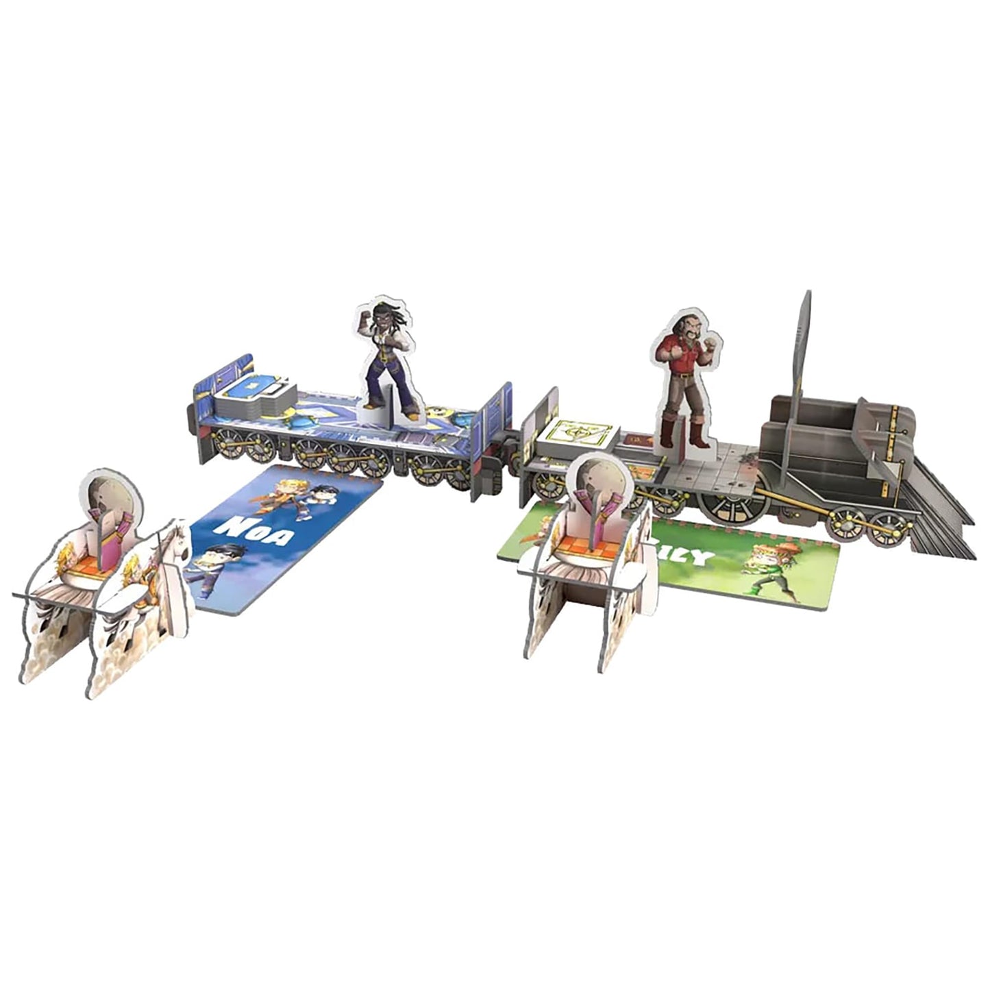 Ludonate Kids Express – Cooperative 3D Train Board Game for 1–4 Players, Ages 5+, 15 Min
