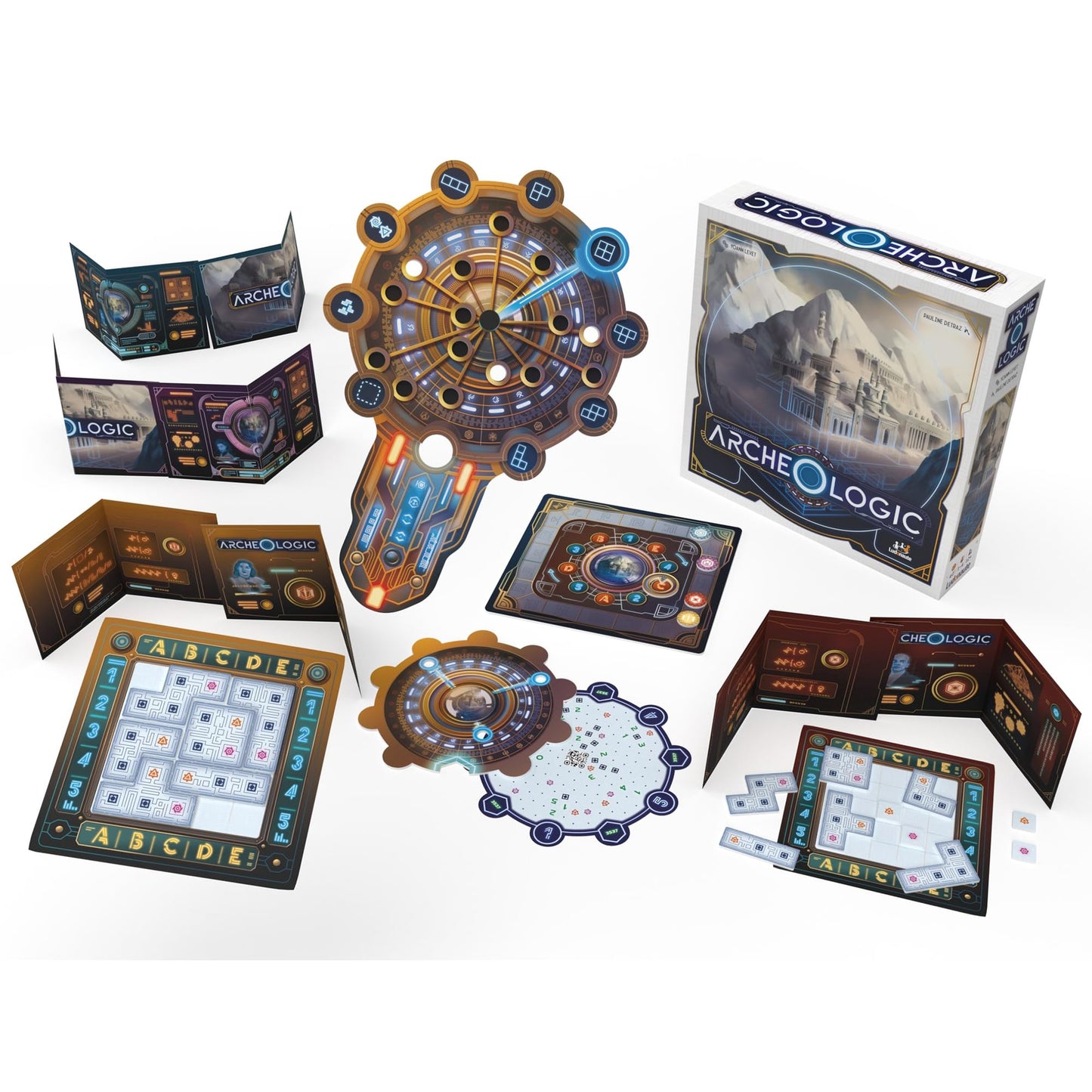 Archeo-Logic by Ludonaute — Competitive Deduction Board Game for 1–4 Players (Ages 12+)