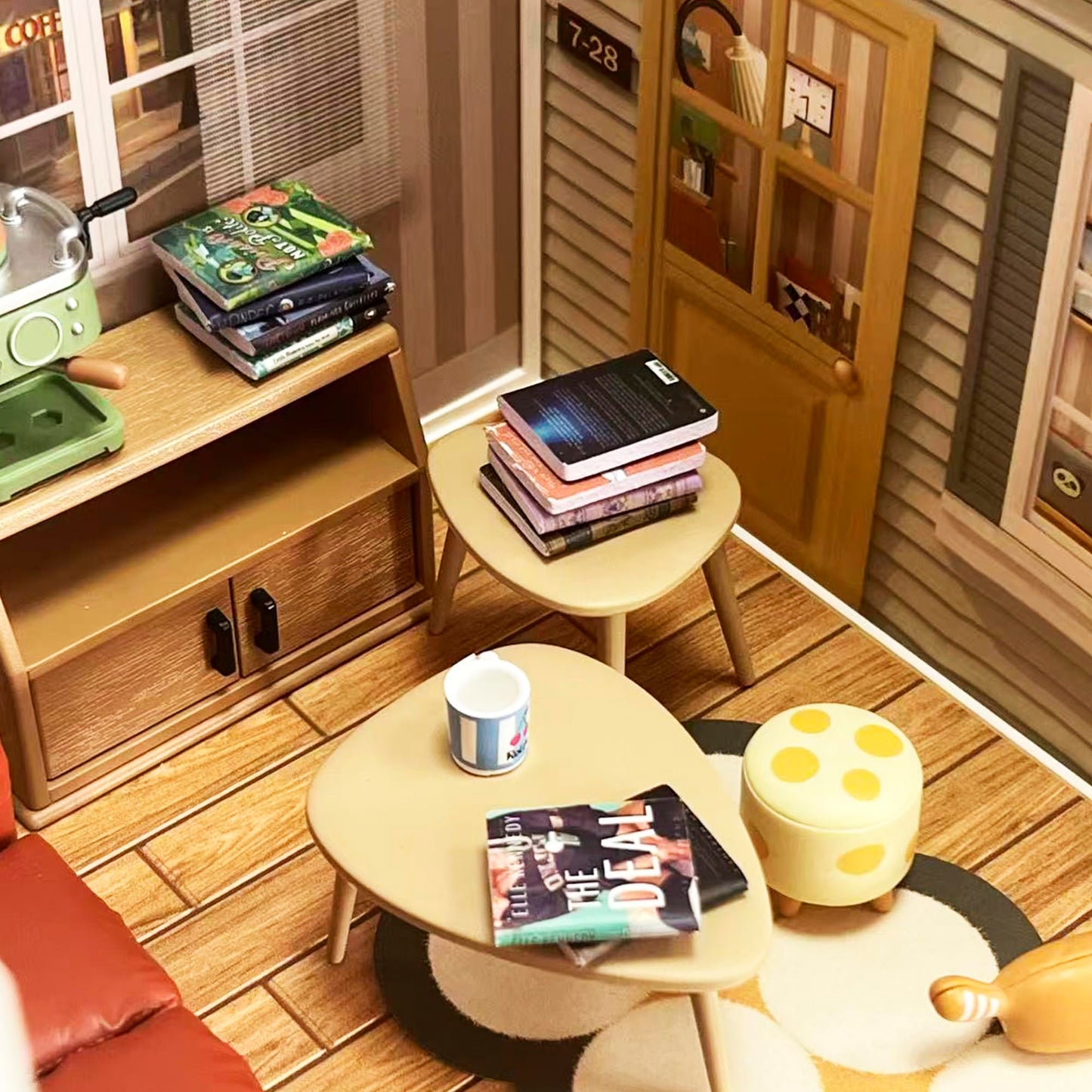 LUF EEMGA 340 PCS Book Miniatures Set – Dollhouse Books & Anxiety Shelf Decor