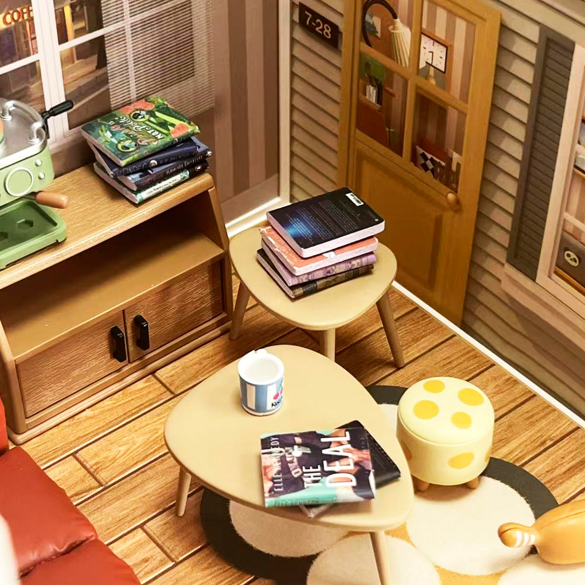 LUFEEMGA 200 Pcs Book Miniatures Set – Dollhouse Decor & DIY Crafts