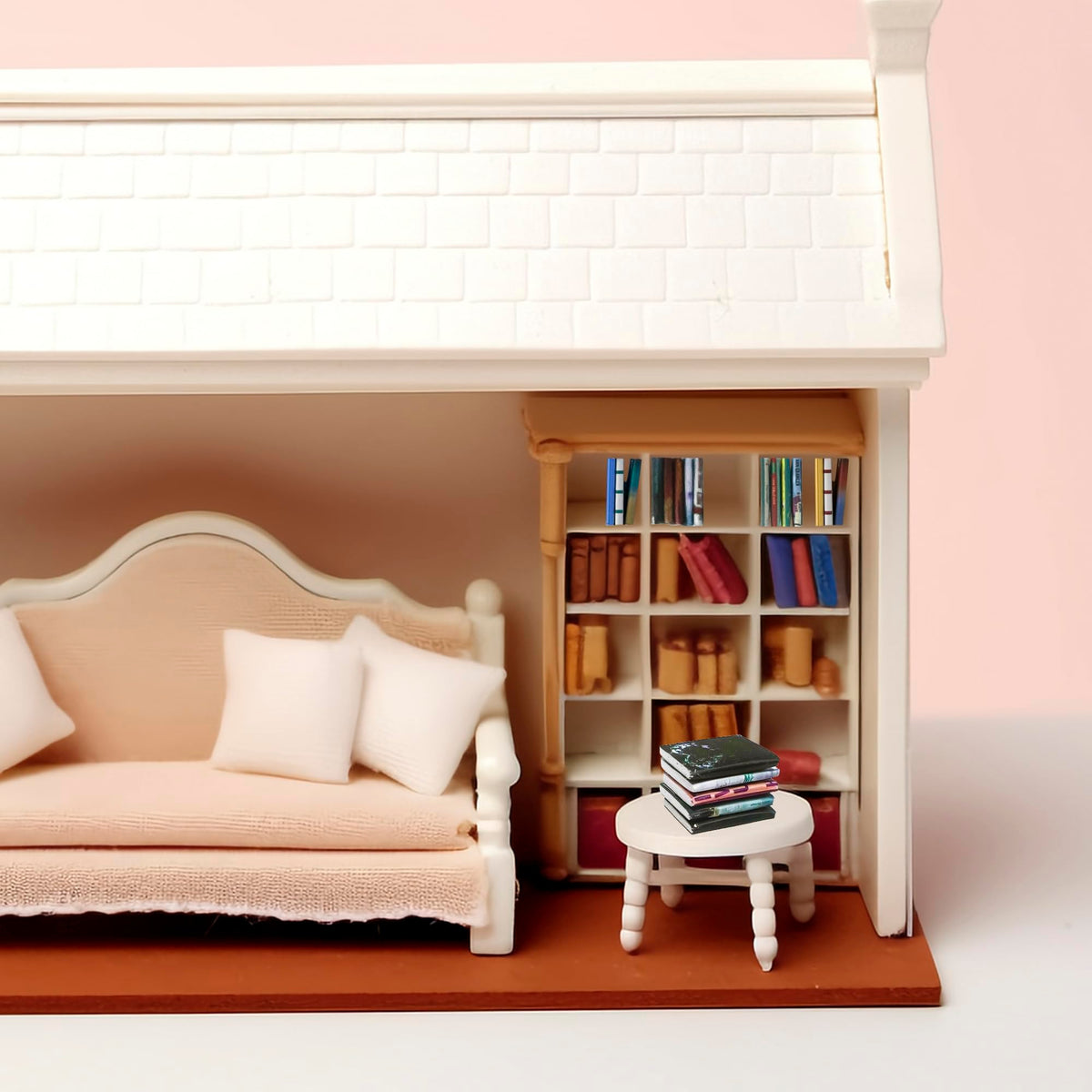 LUF EEMGA 340 PCS Book Miniatures Set – Dollhouse Books & Anxiety Shelf Decor