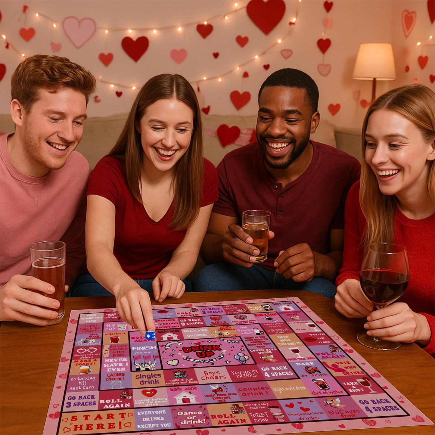 Luhiew Drinking Board Games for Adults – Fun Dice Party Game for Game Night