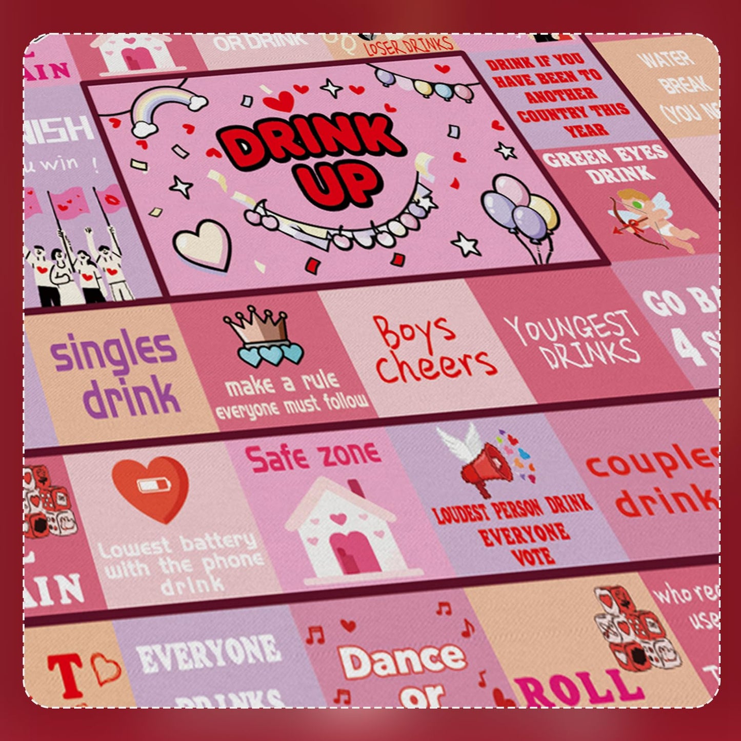 Luhiew Drinking Board Games for Adults – Fun Dice Party Game for Game Night