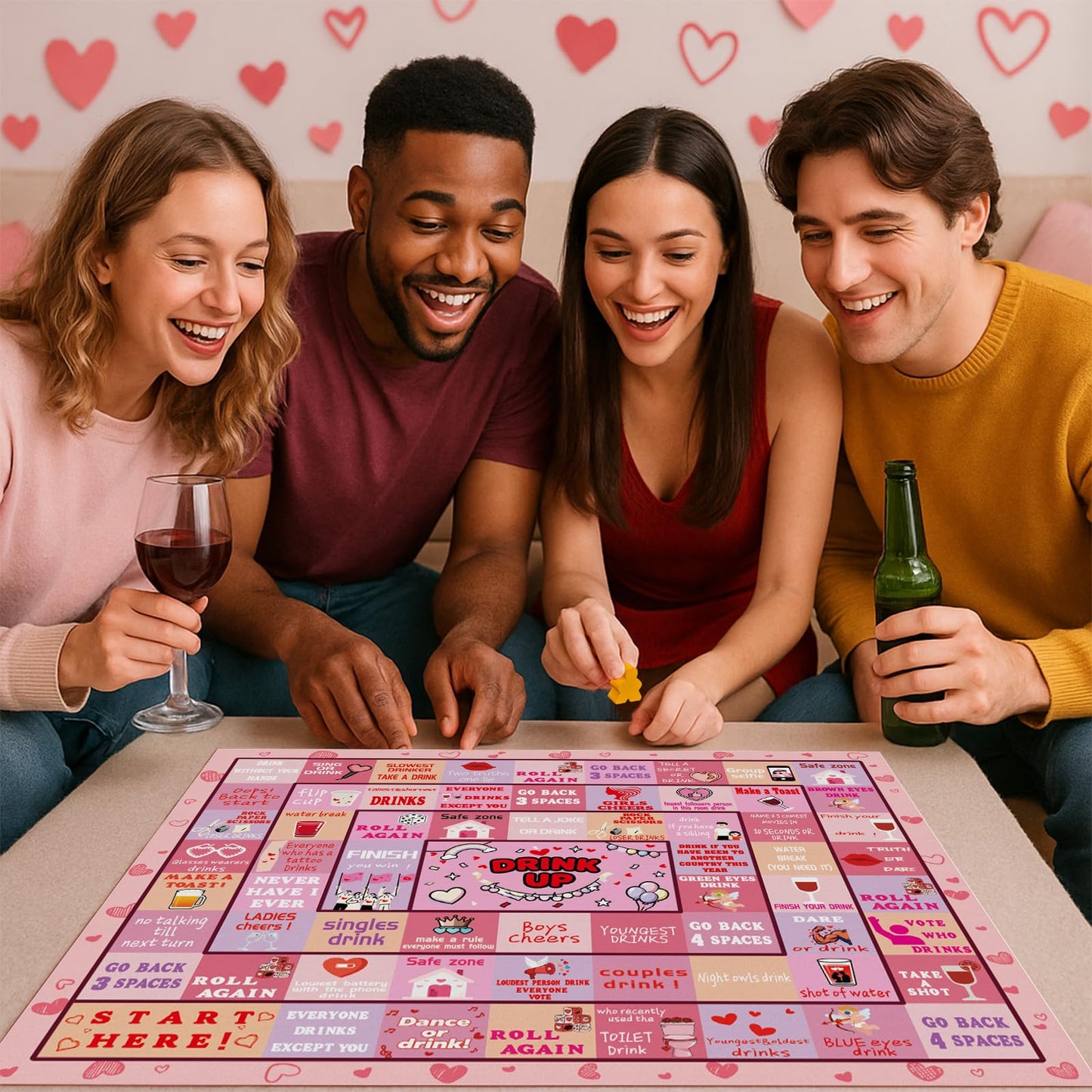 Luhiew Drinking Board Games for Adults – Fun Dice Party Game for Game Night