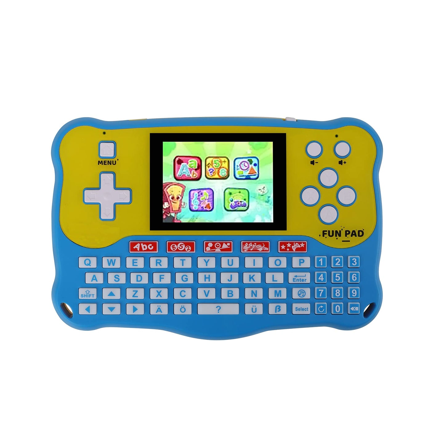 LUHYAUAN Kids Tablet – 102 Activities Learning Pad for Ages 3–12 (Blue)