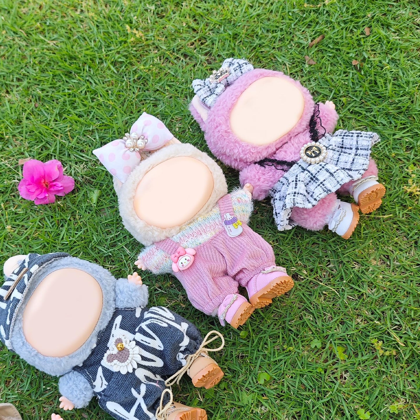 Lukax 17cm Doll Clothes Set – 2-Piece Hair Clip & Dress for Stylish Play