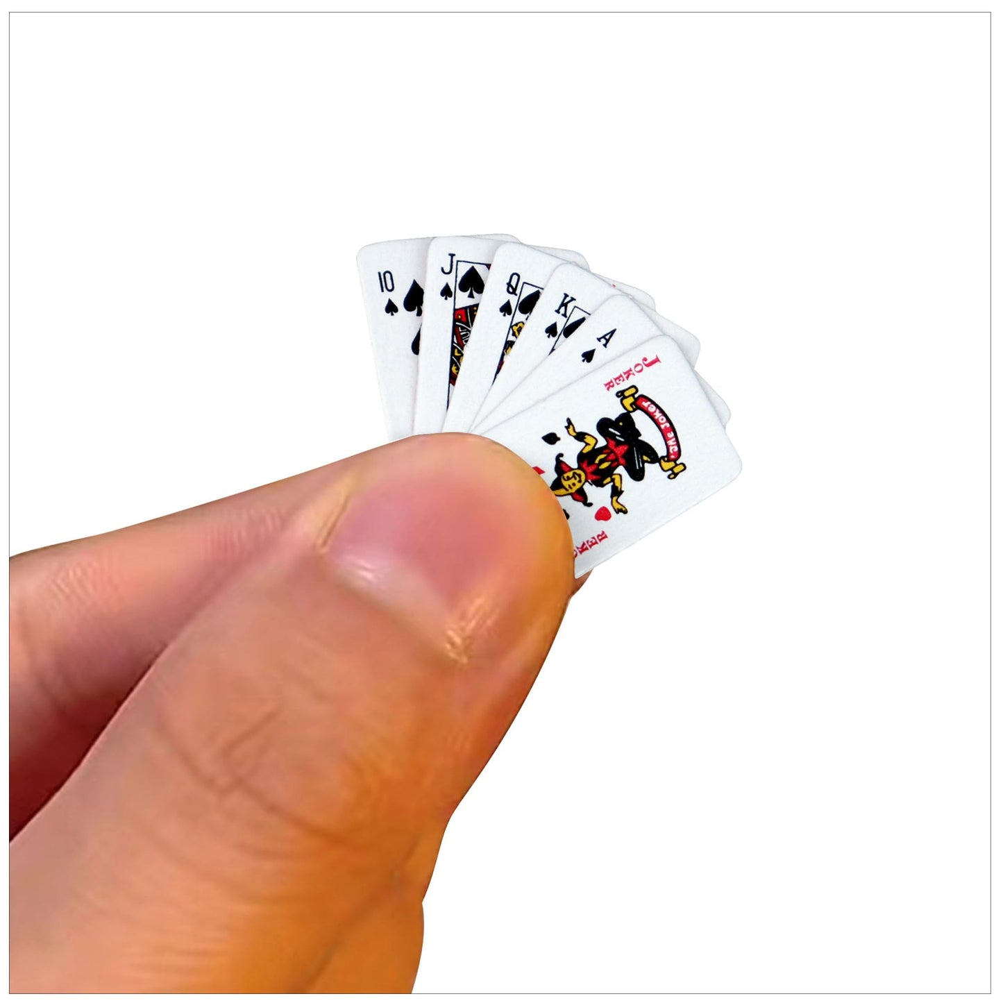lukeerit Party Spoof Mini Playing Cards – 3 Copies, Travel-Size Poker Set