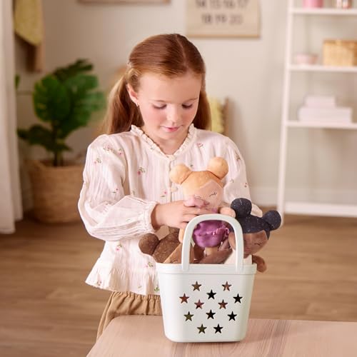LullaBaby – 3-Piece Soft Plush Bath Dolls with Carrying Basket for Real Water Play