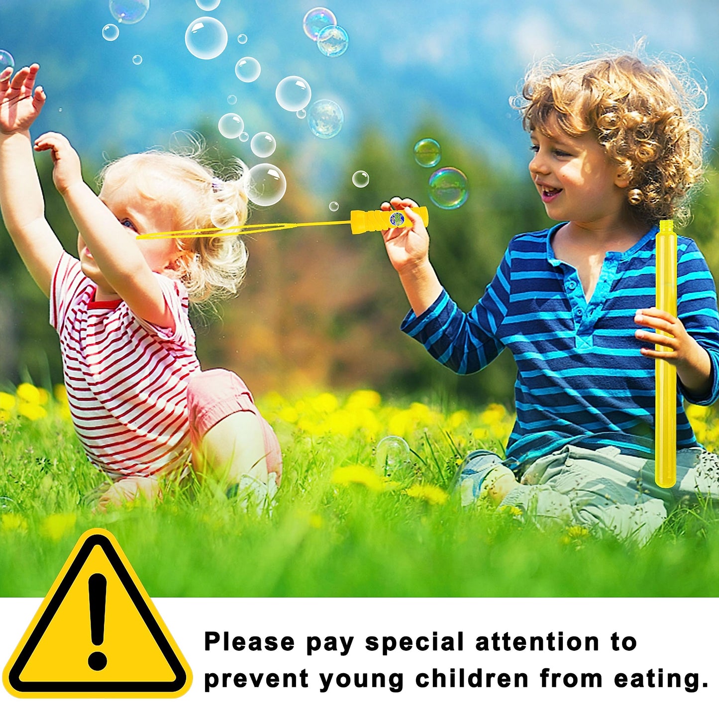 Lulu Home 2 Packs Bubble Concentrated Solution – 1 L Refills for Bubble Machines and Wands