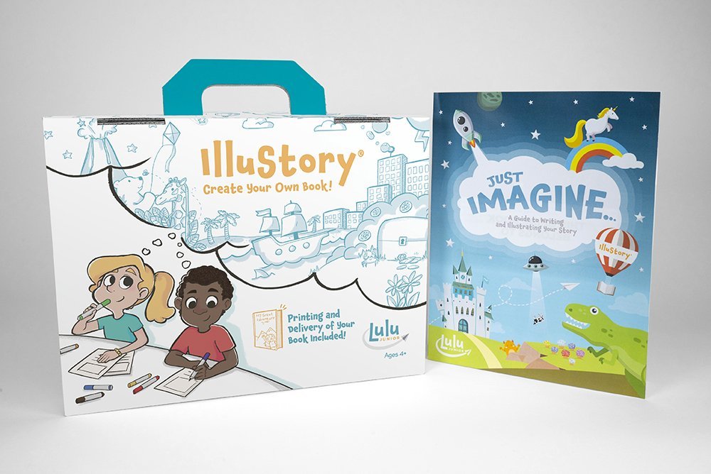 Lulu Jr. Illustory Book Making Kit – Multicolor | Create, Illustrate & Publish Your Own Hardcover Story