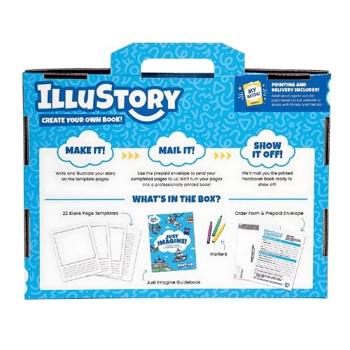 Lulu Jr. Illustory Book Making Kit – Multicolor | Create, Illustrate & Publish Your Own Hardcover Story