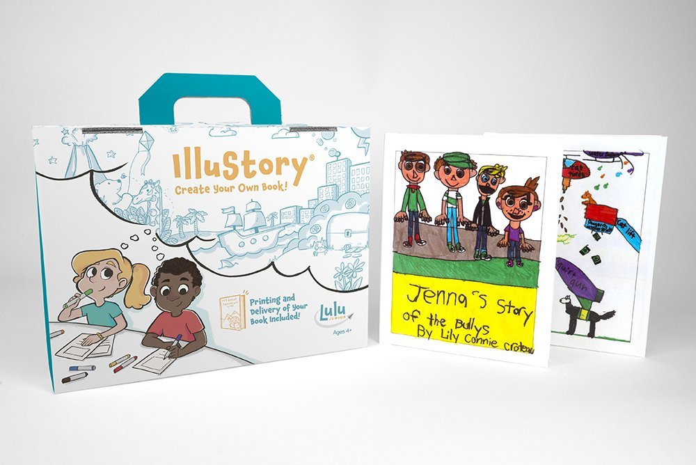Lulu Jr. Illustory Book Making Kit – Multicolor | Create, Illustrate & Publish Your Own Hardcover Story