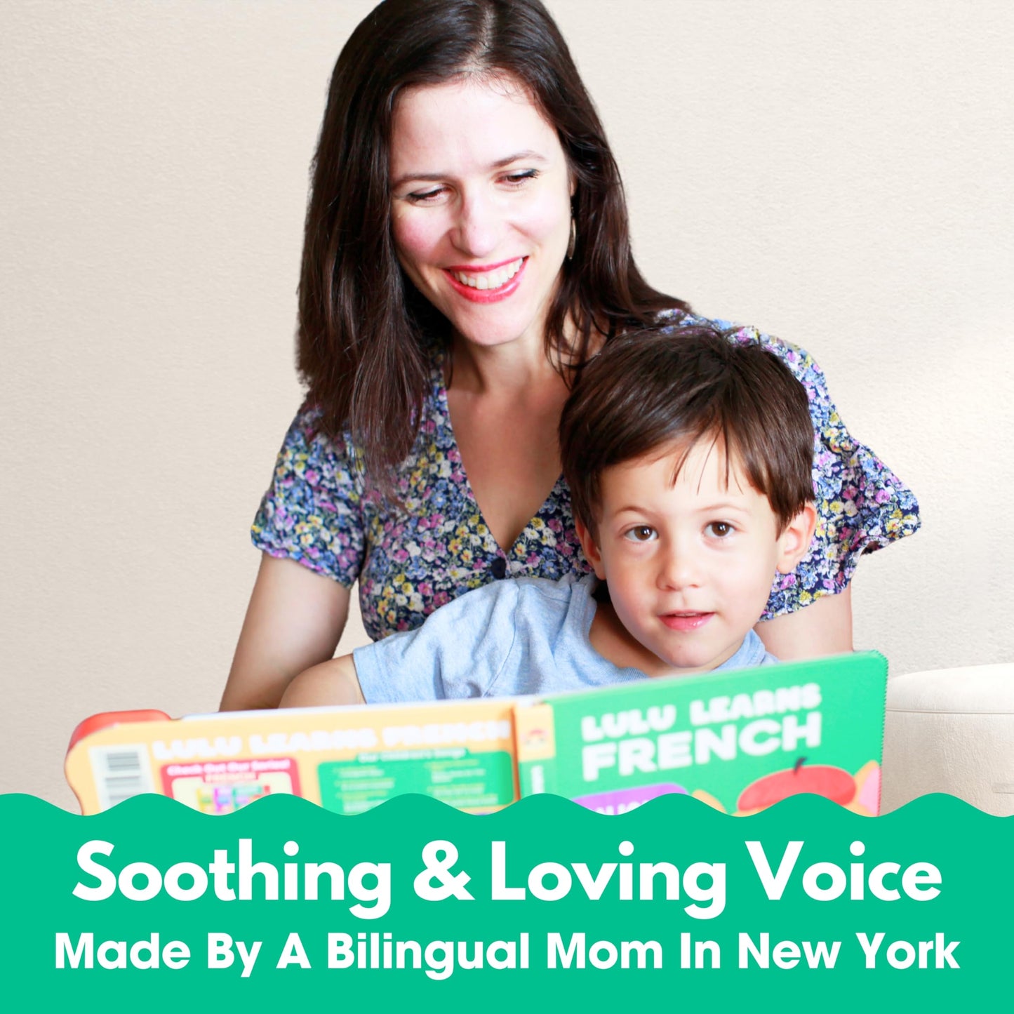 Lulu Learns French: Musical Baby Book for Toddlers | Bilingual Interactive Toy