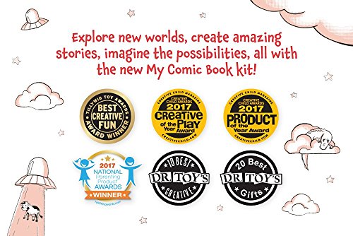 Lulu Jr. My Comic Book Making Kit – Create Your Own 18-Page Comic (Multicolor)
