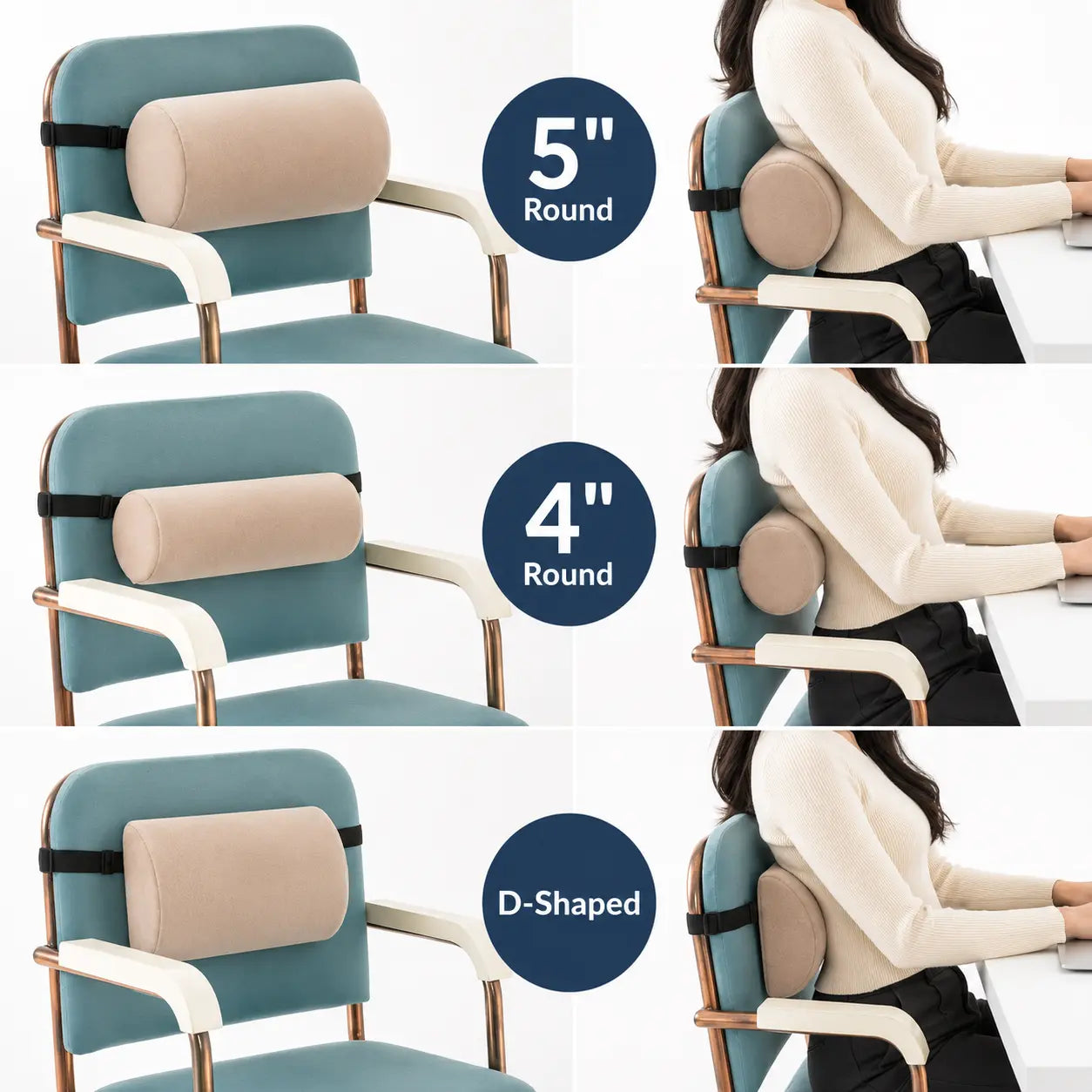 Orthopaedic Lumbar Support Roll Cushion