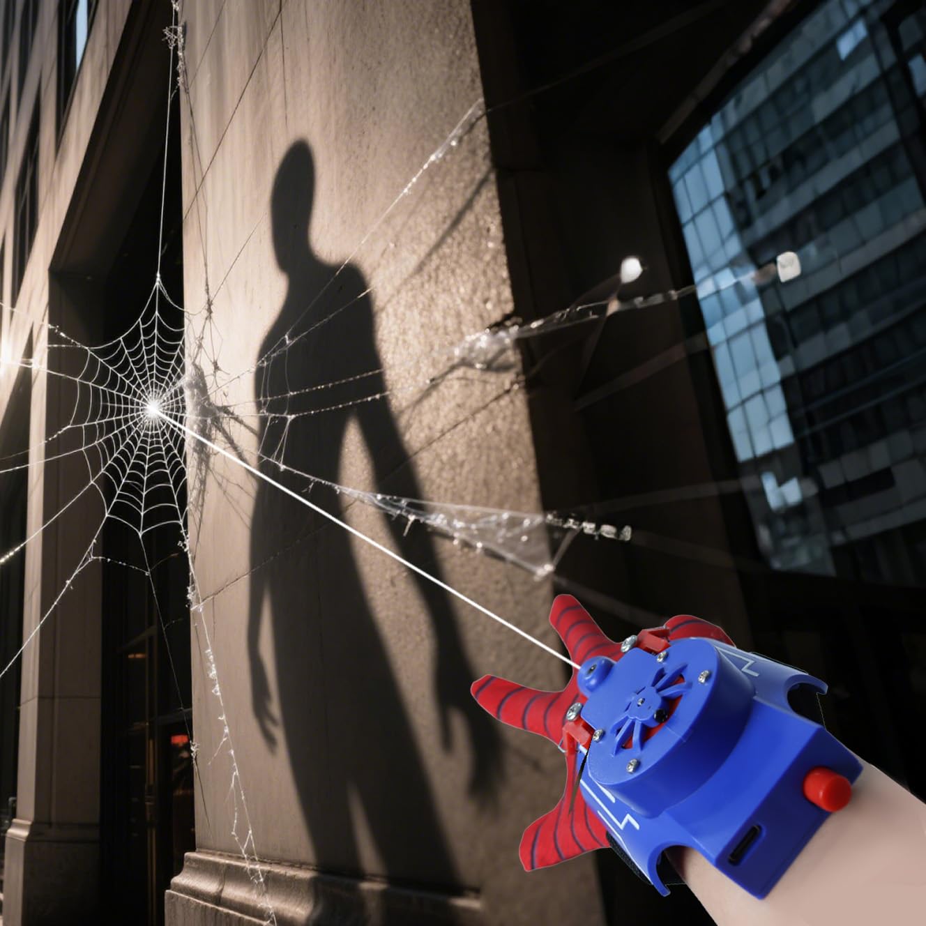 Lumhew Spider Web Shooters – Realistic Web Launcher with Gloves | Safe, Durable Superhero Toy