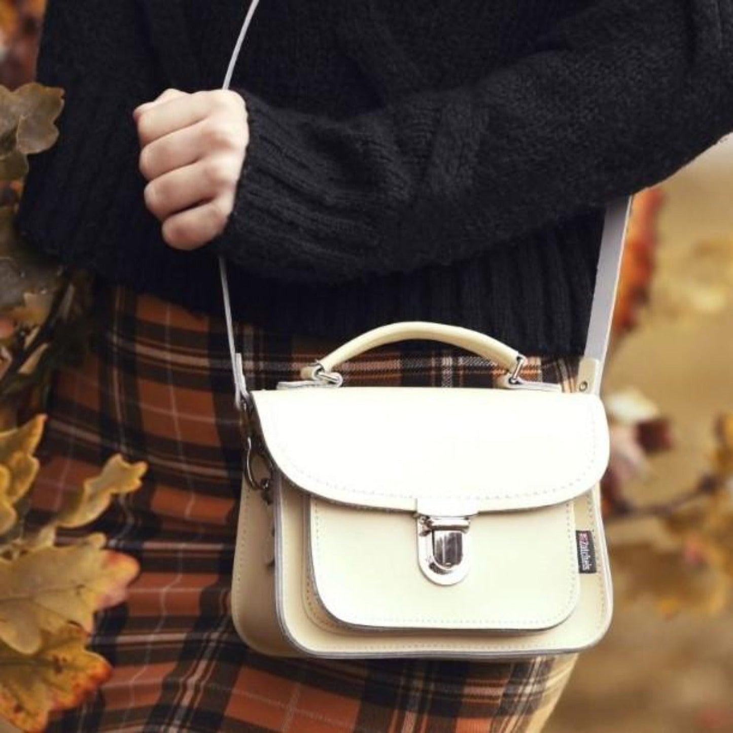 Luna Handmade Leather Bag - Rose Quartz