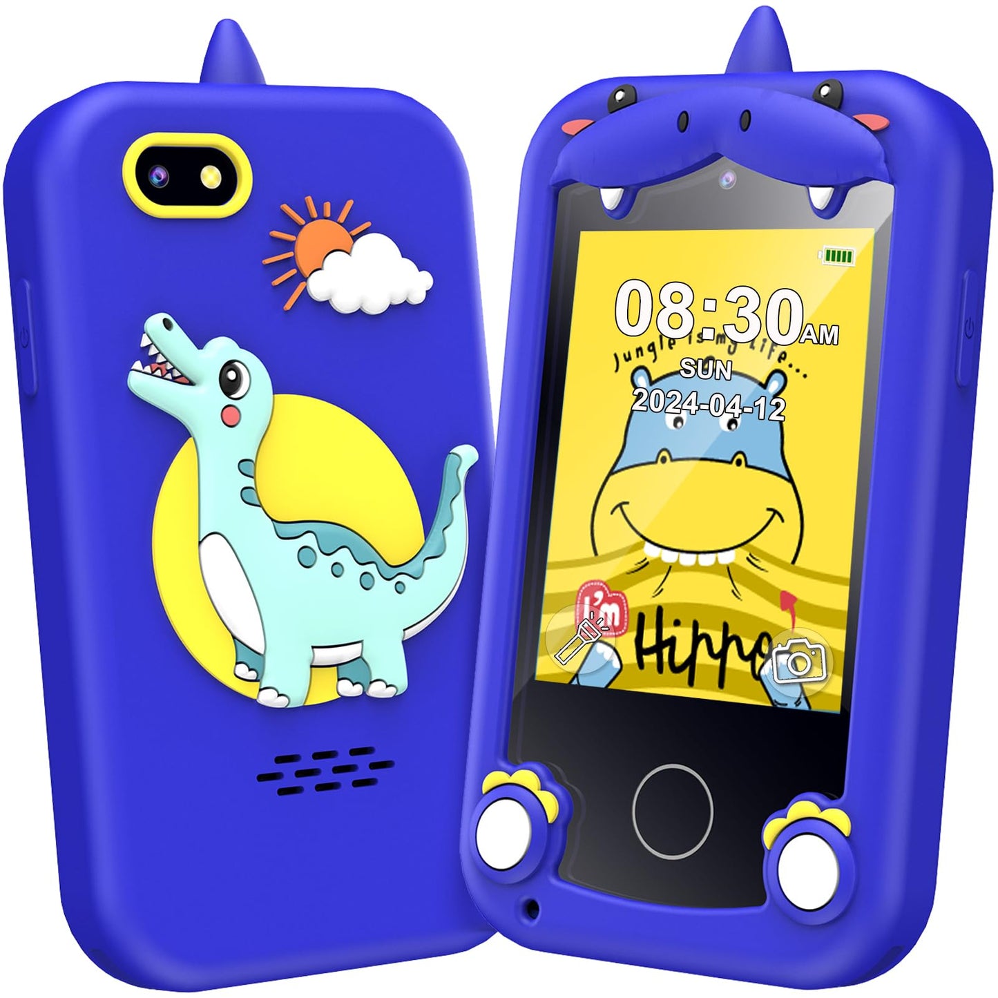 Luoba Kids Phone - Touchscreen Learning Smartphone for Ages 3-10 with Camera, Games & Music