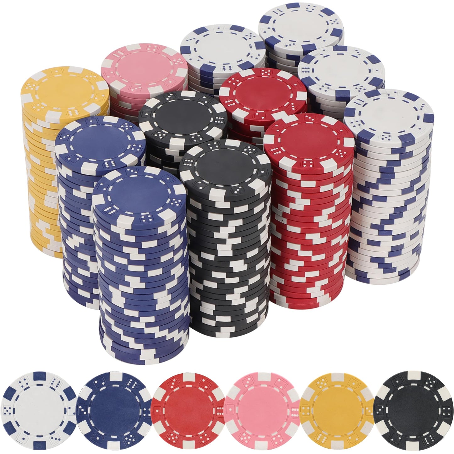 LUOBAO 11.5g Poker Chips – 300-Count Casino-Quality Set
